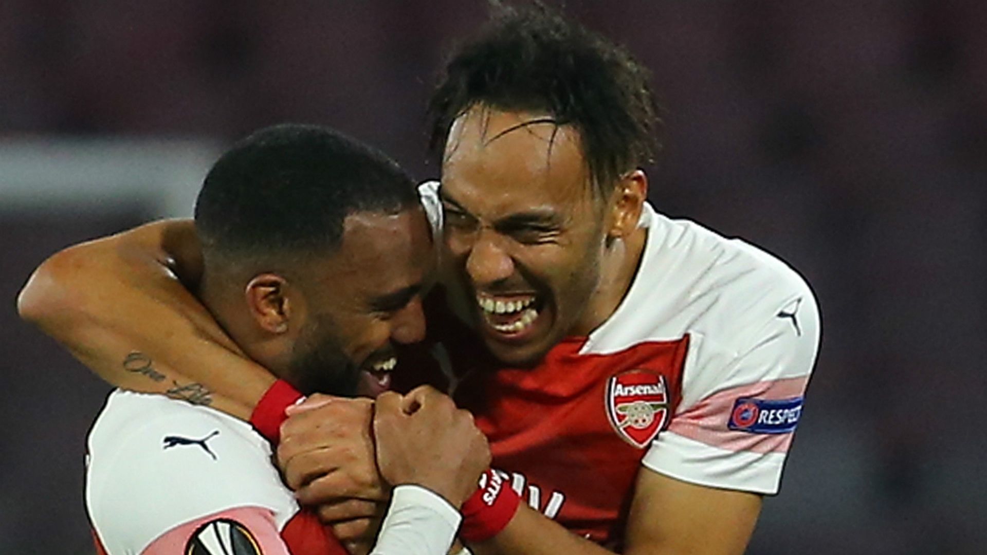 Alexandre Lacazette Pierre-Emerick Aubameyang Arsenal 2018-19