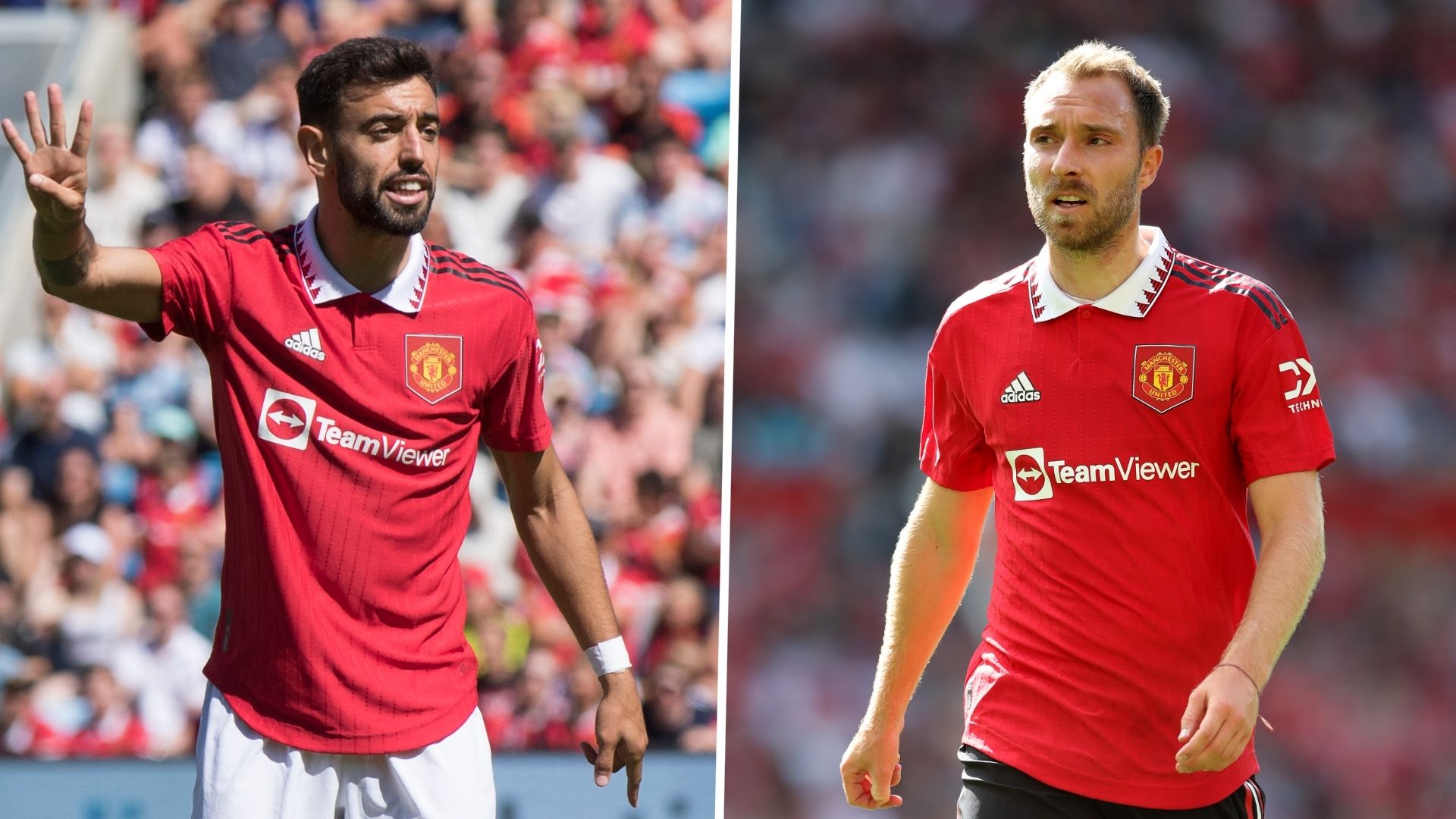 Bruno Fernandes Christian Eriksen Man Utd GFX