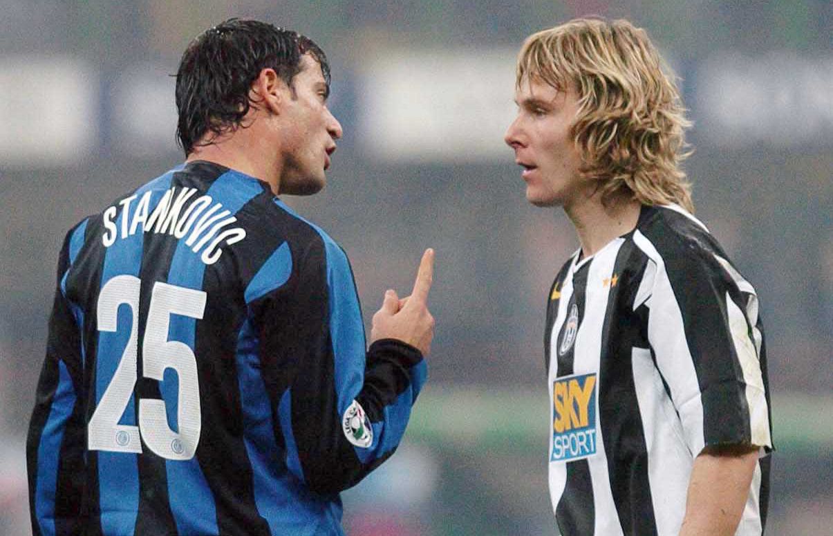 Stankovic Nedved Inter Juventus