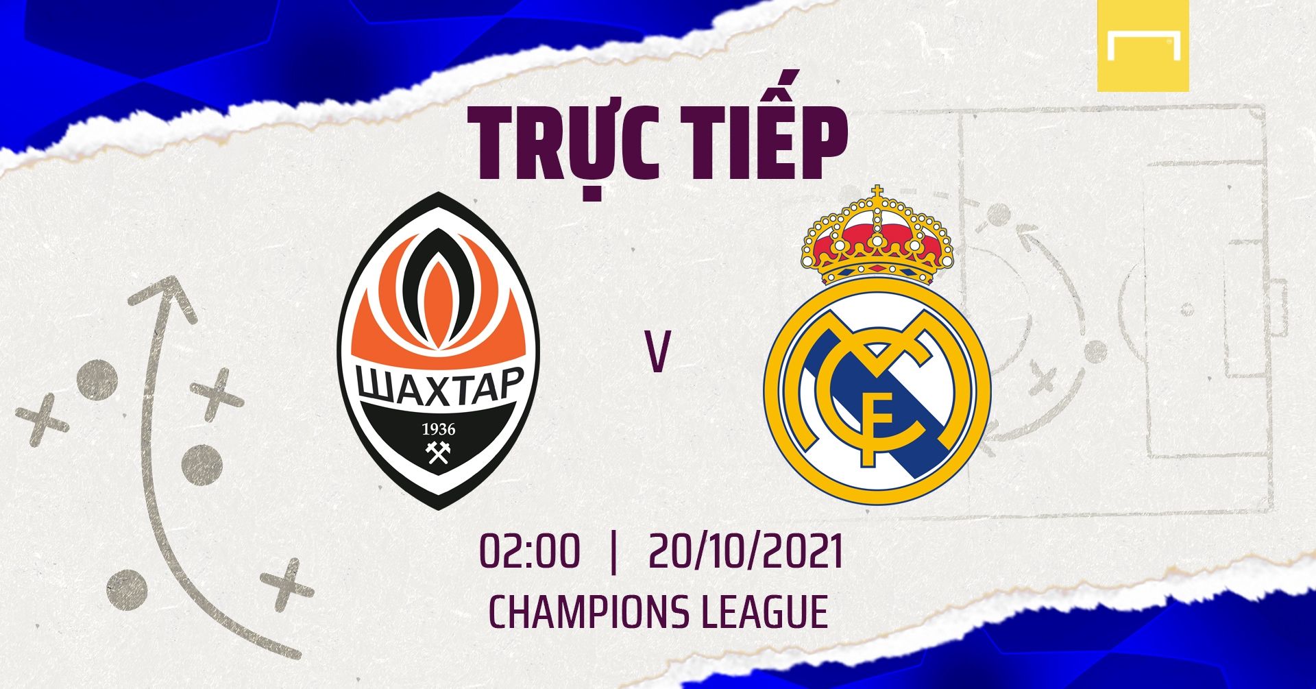 Live Shakhtar Donetsk vs Real Madrid Champions League 21/22 GFX