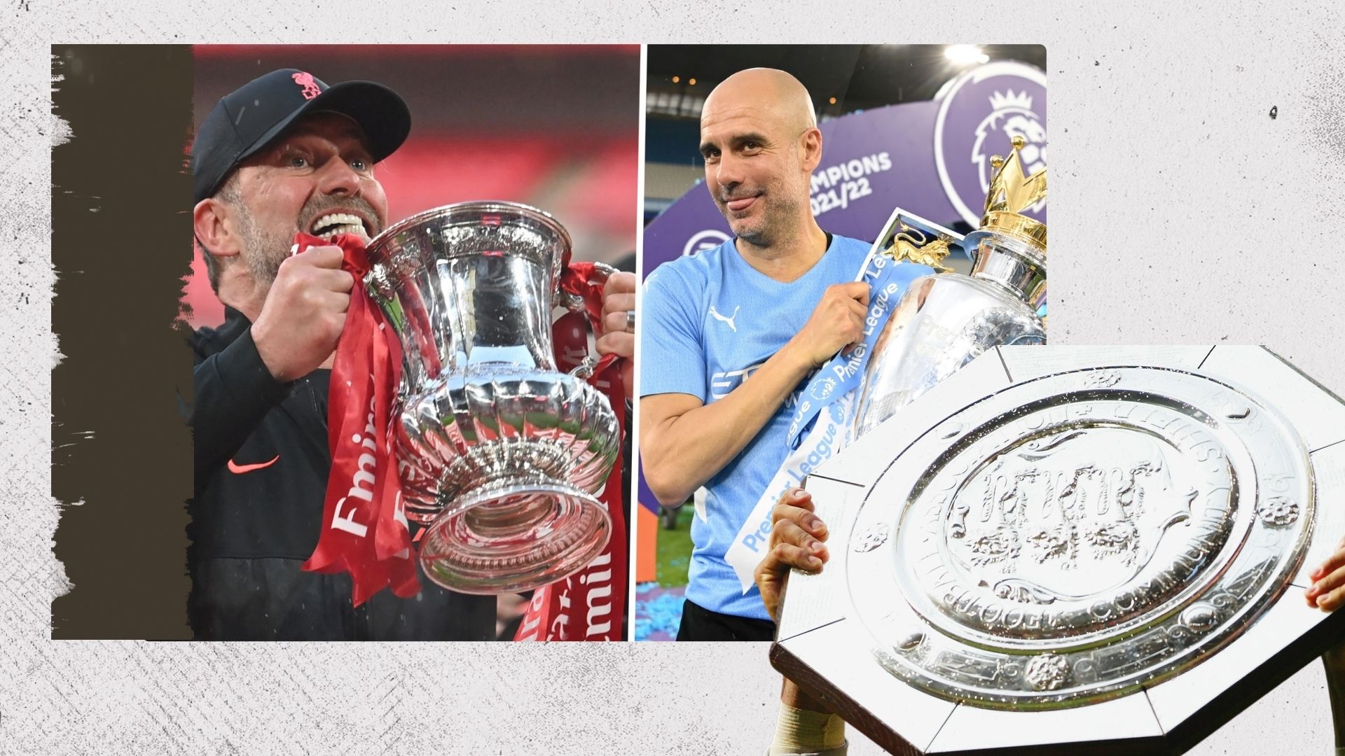 Klopp Guardiola Community Shield