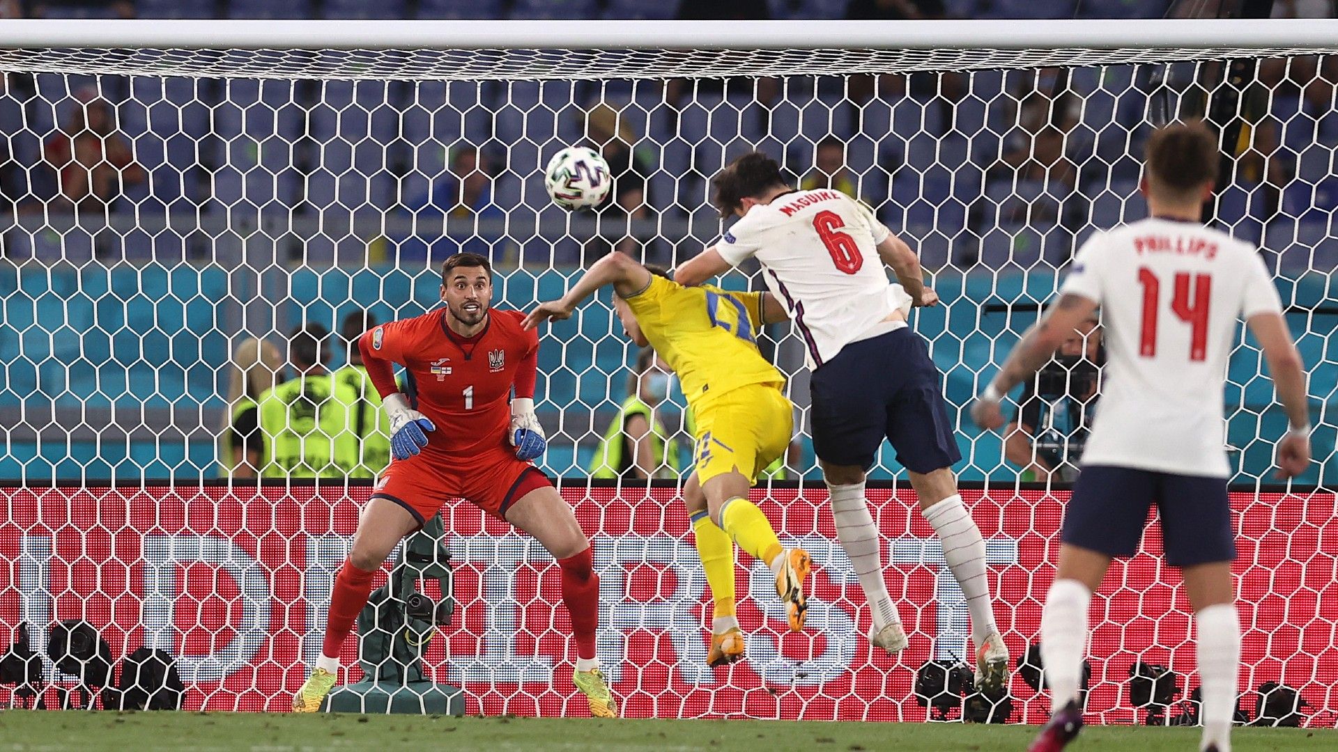 Harry Maguire Ukraine vs England Euro 2020