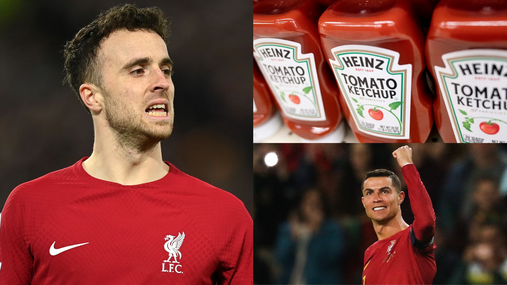 Diogo Jota Cristiano Ronaldo ketchup