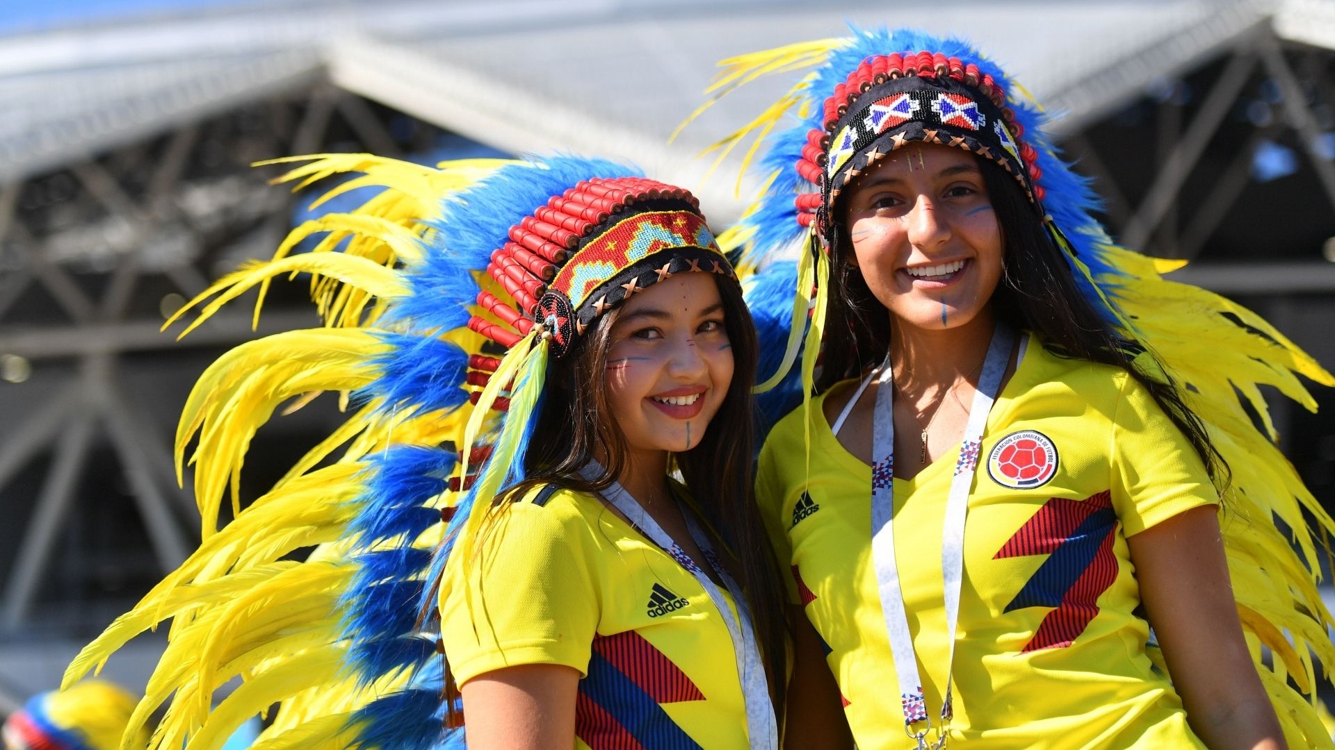 美女サポワールドカップ_セネガルvsコロンビア_コロンビア1