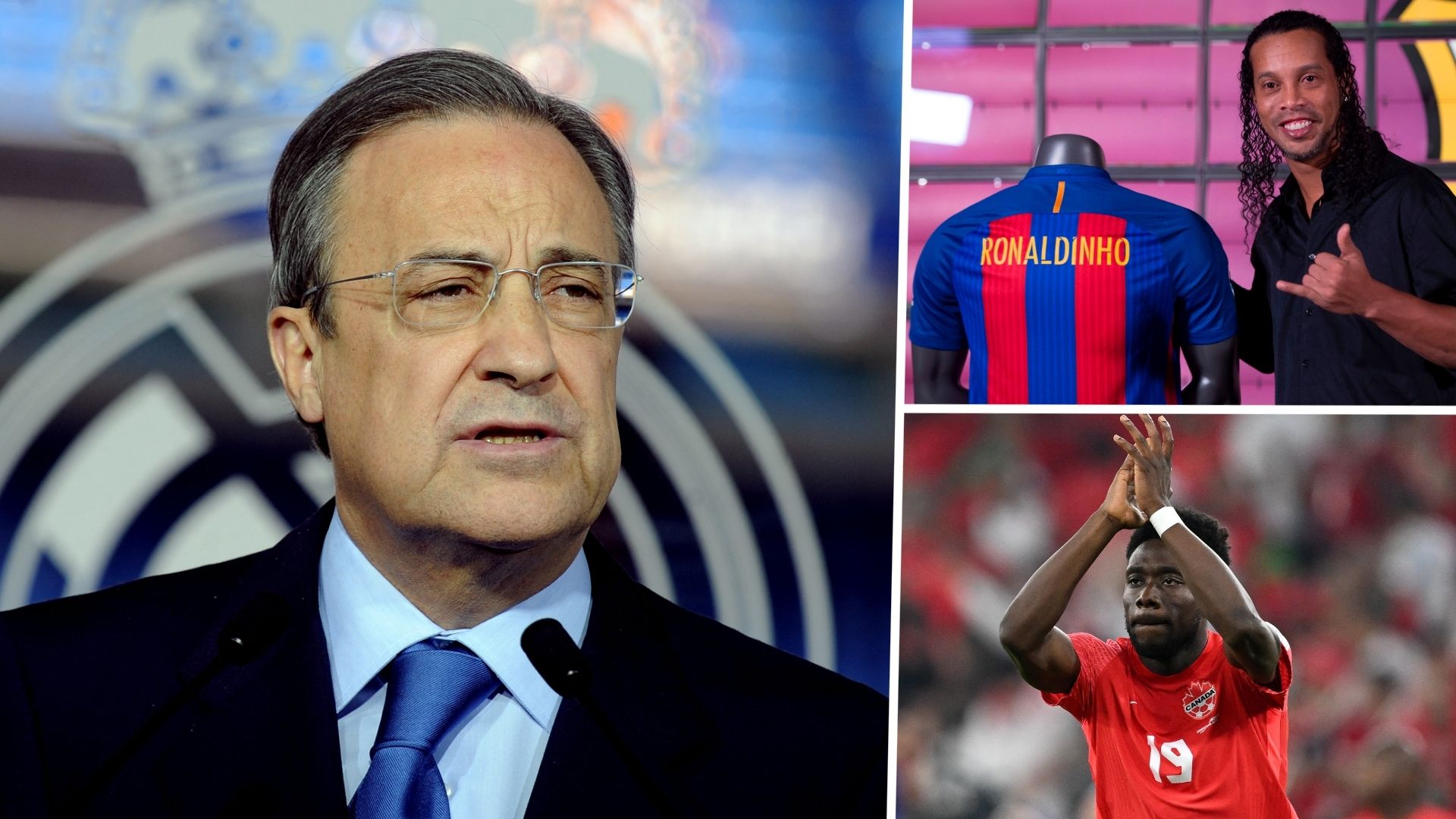 Florentino Perez, Ronaldinho, Alphonso Davies GFX