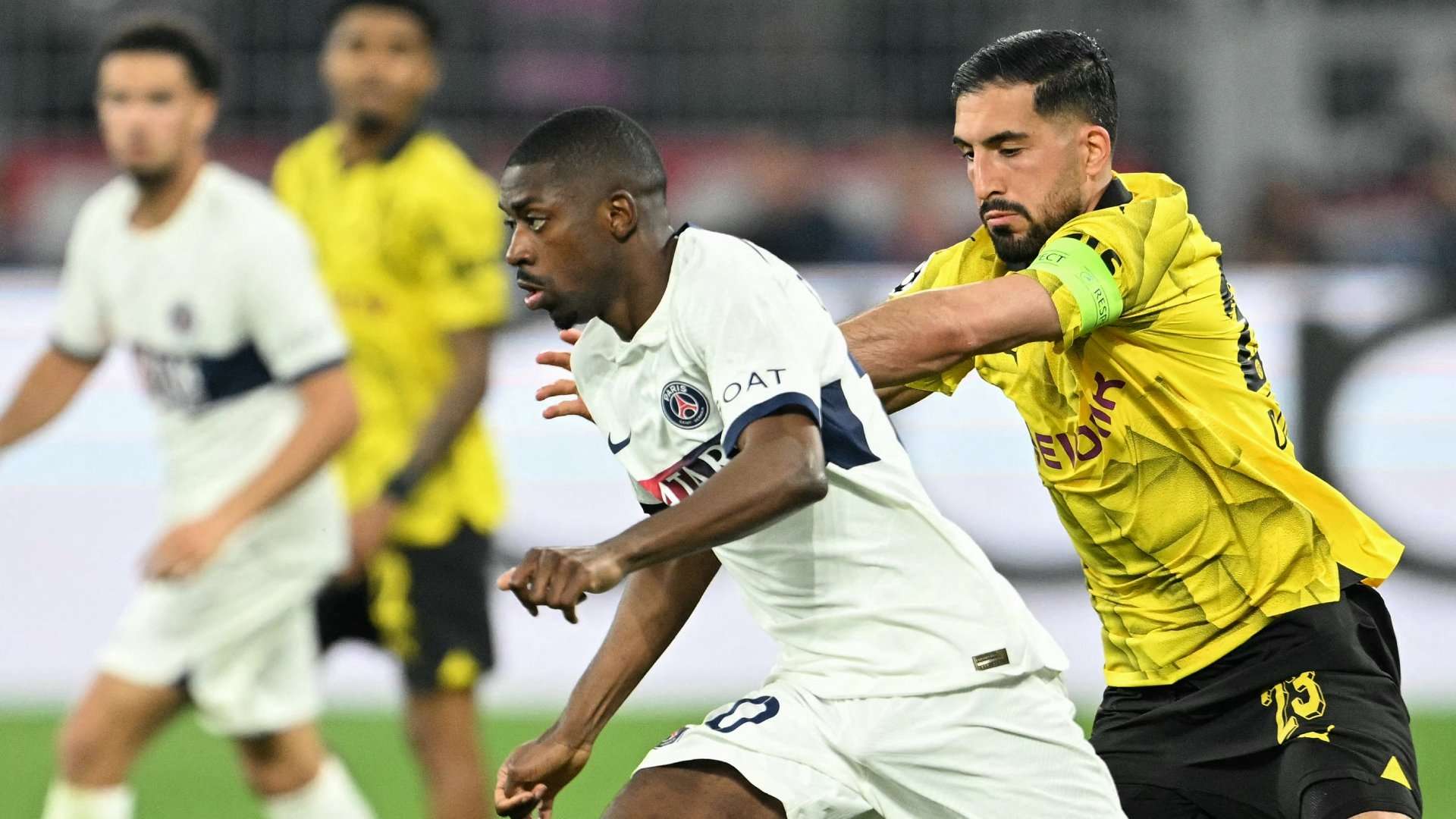 Ousmane Dembele Paris Saint-Germain Borussia Dortmund 2023-24