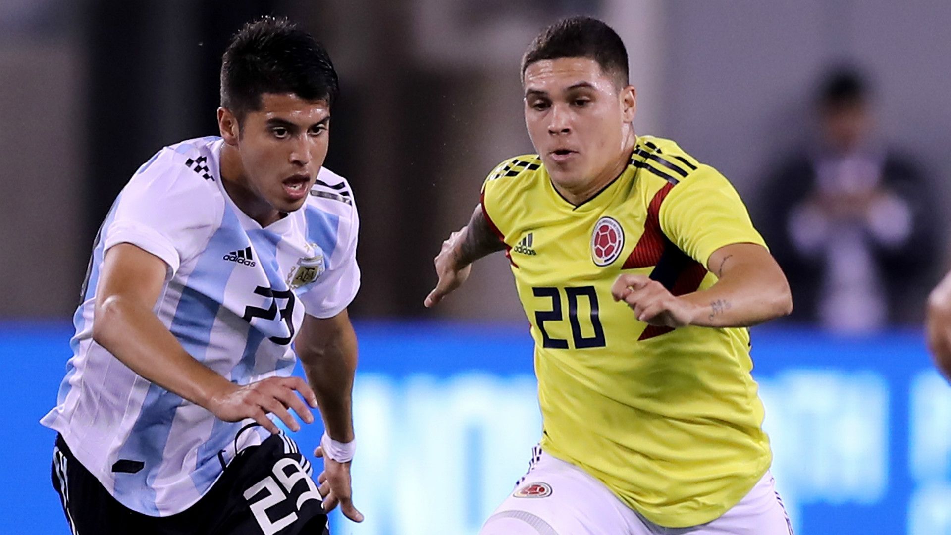 Exequiel Palacios Juan Fernando Quintero Argentina Colombia 11092018