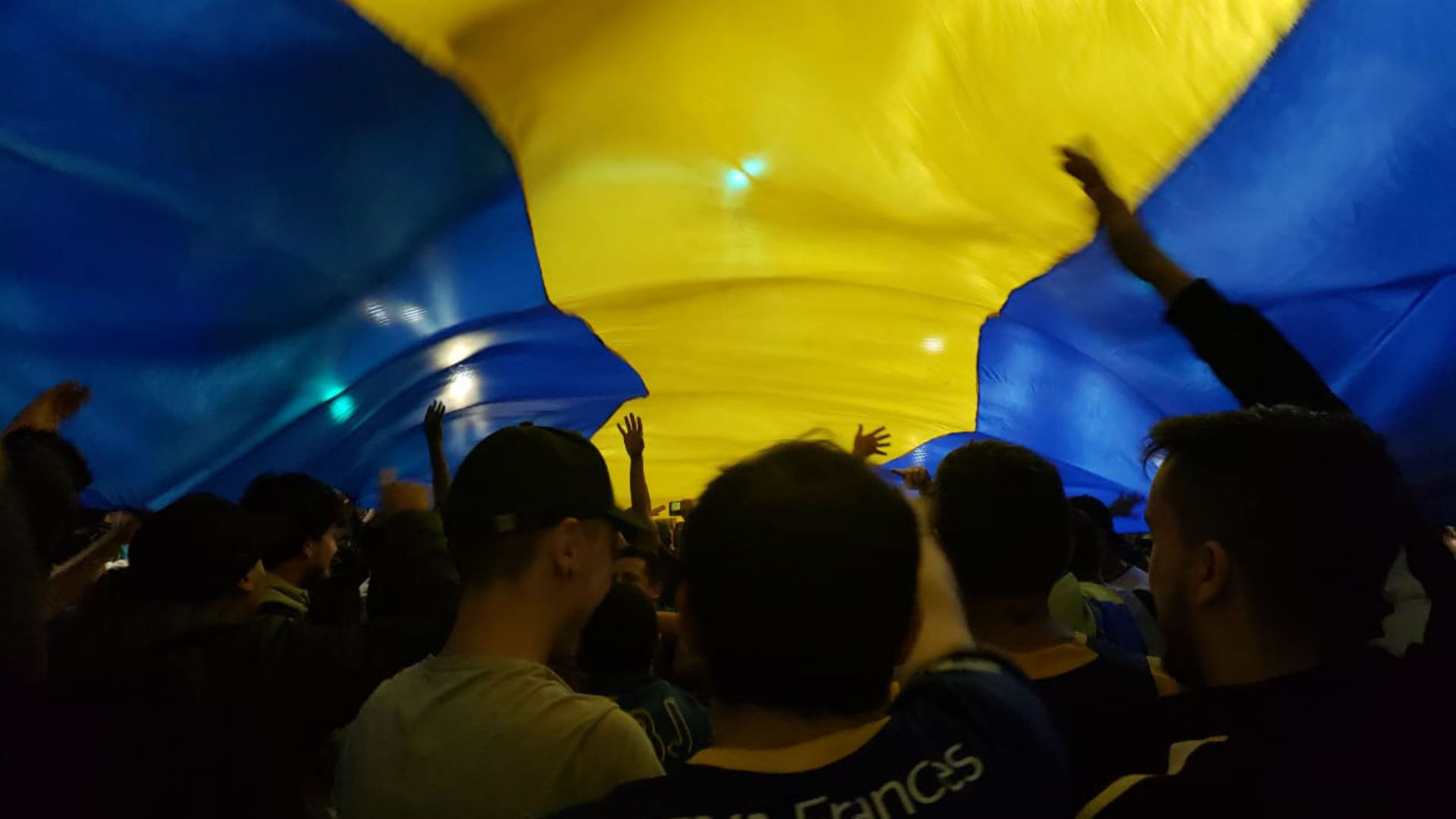 Banderazo hinchas de Boca 04122018