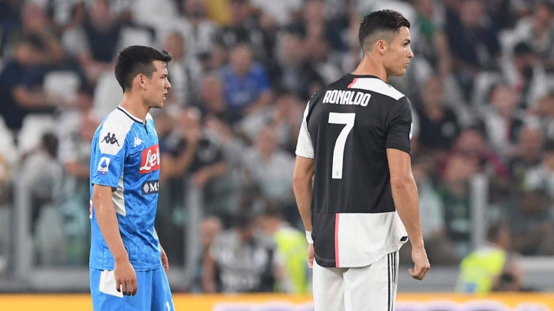 Hirving Lozano Cristiano Ronaldo Napoli Juventus 040919