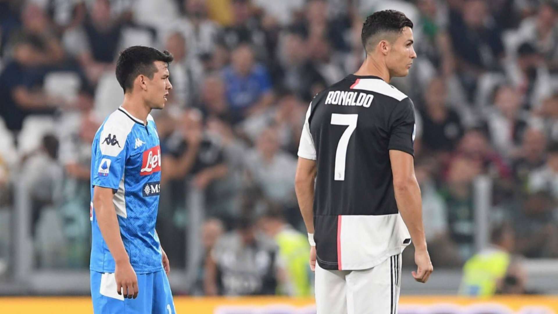Hirving Lozano Cristiano Ronaldo Napoli Juventus 040919