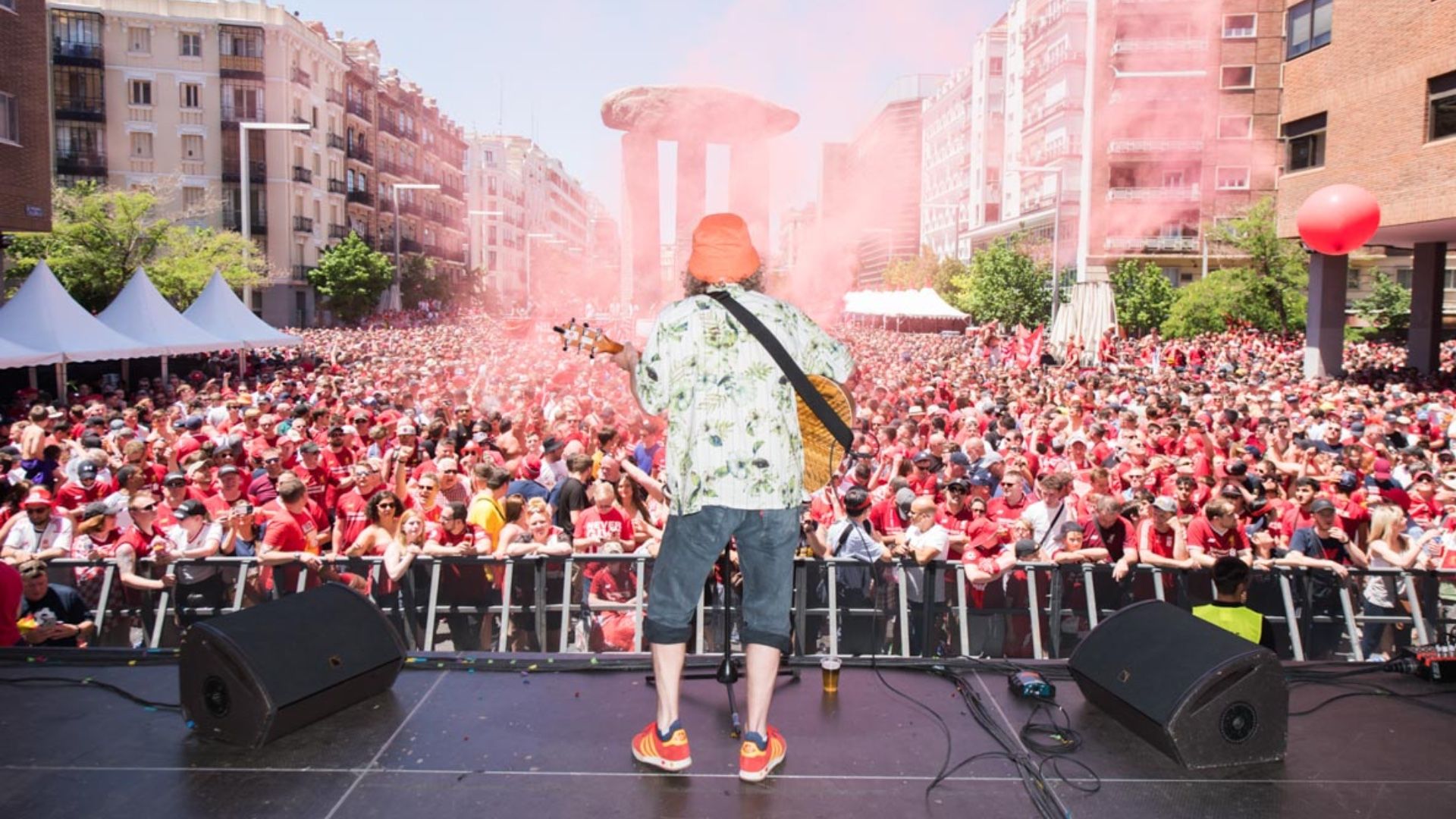 Liverpool fans at BOSS Night in Madrid 2019