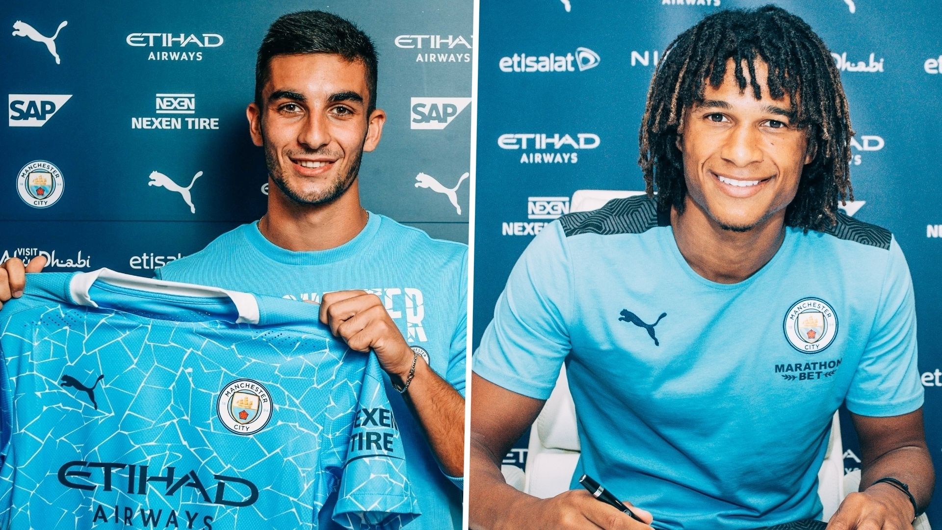 Ferran Torres Nathan Ake Manchester City