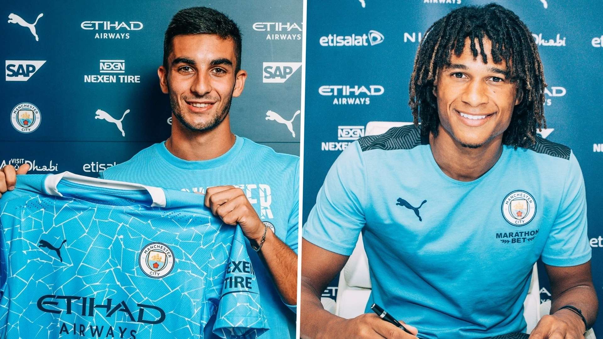 Ferran Torres Nathan Ake Manchester City