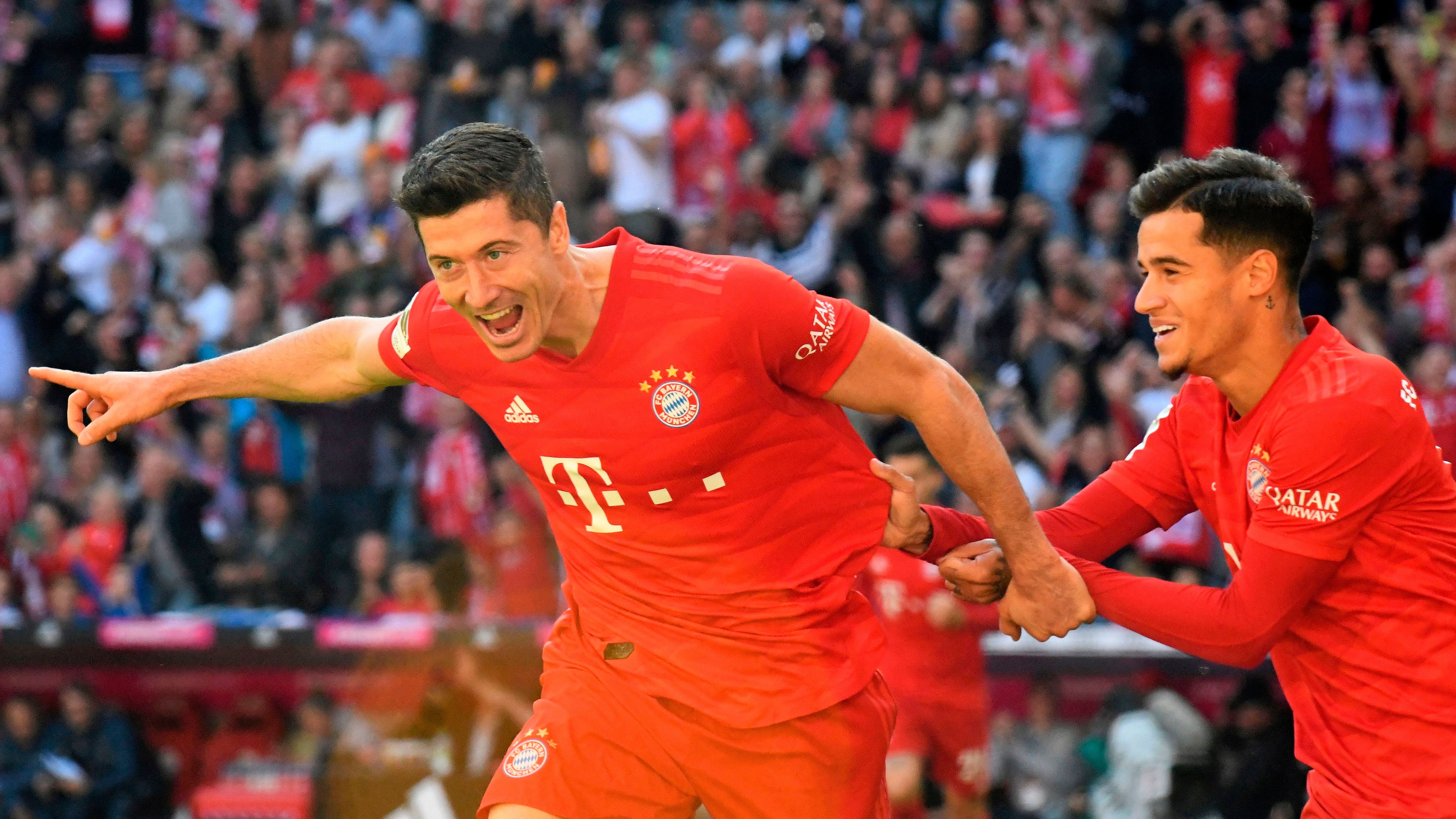 robert lewandowski fc bayern 2019 21092019 münchen robert coutinho philippe