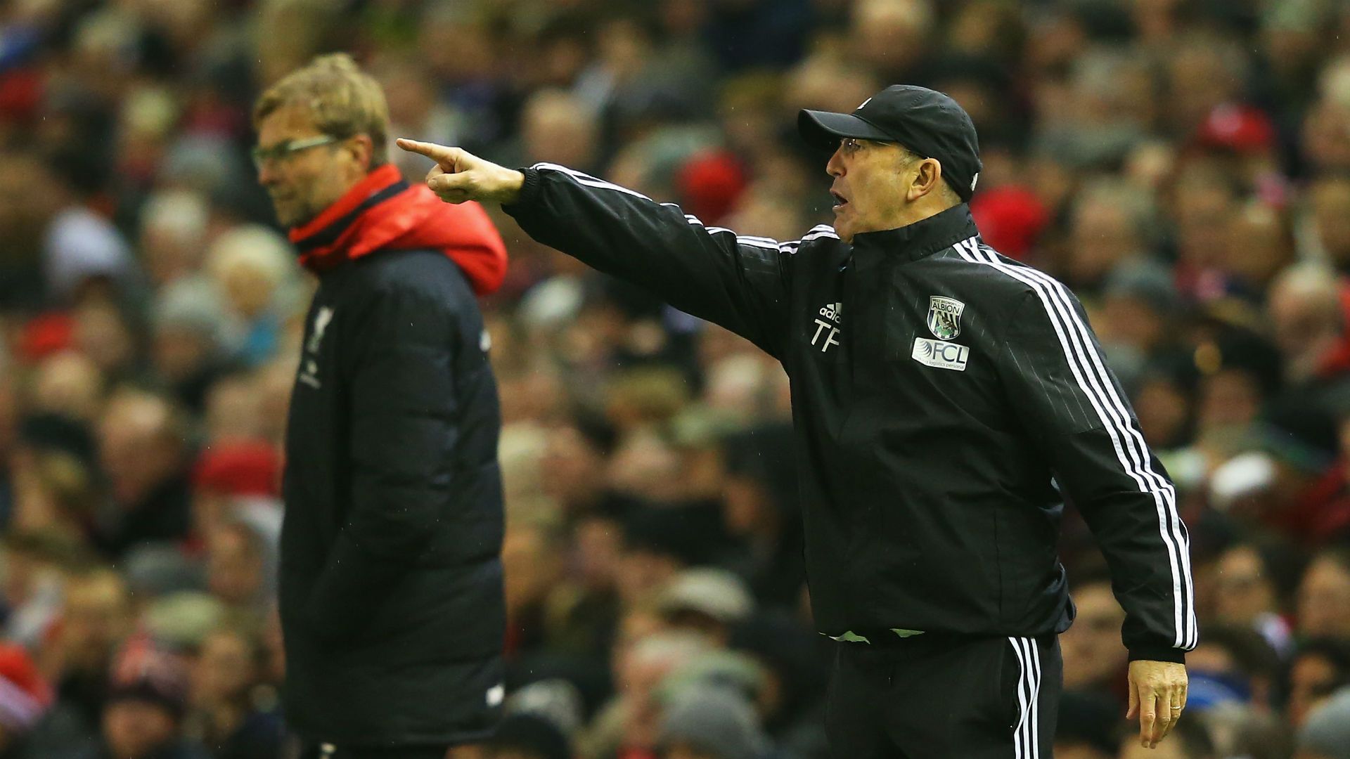 Tony Pulis and Jurgen Klopp