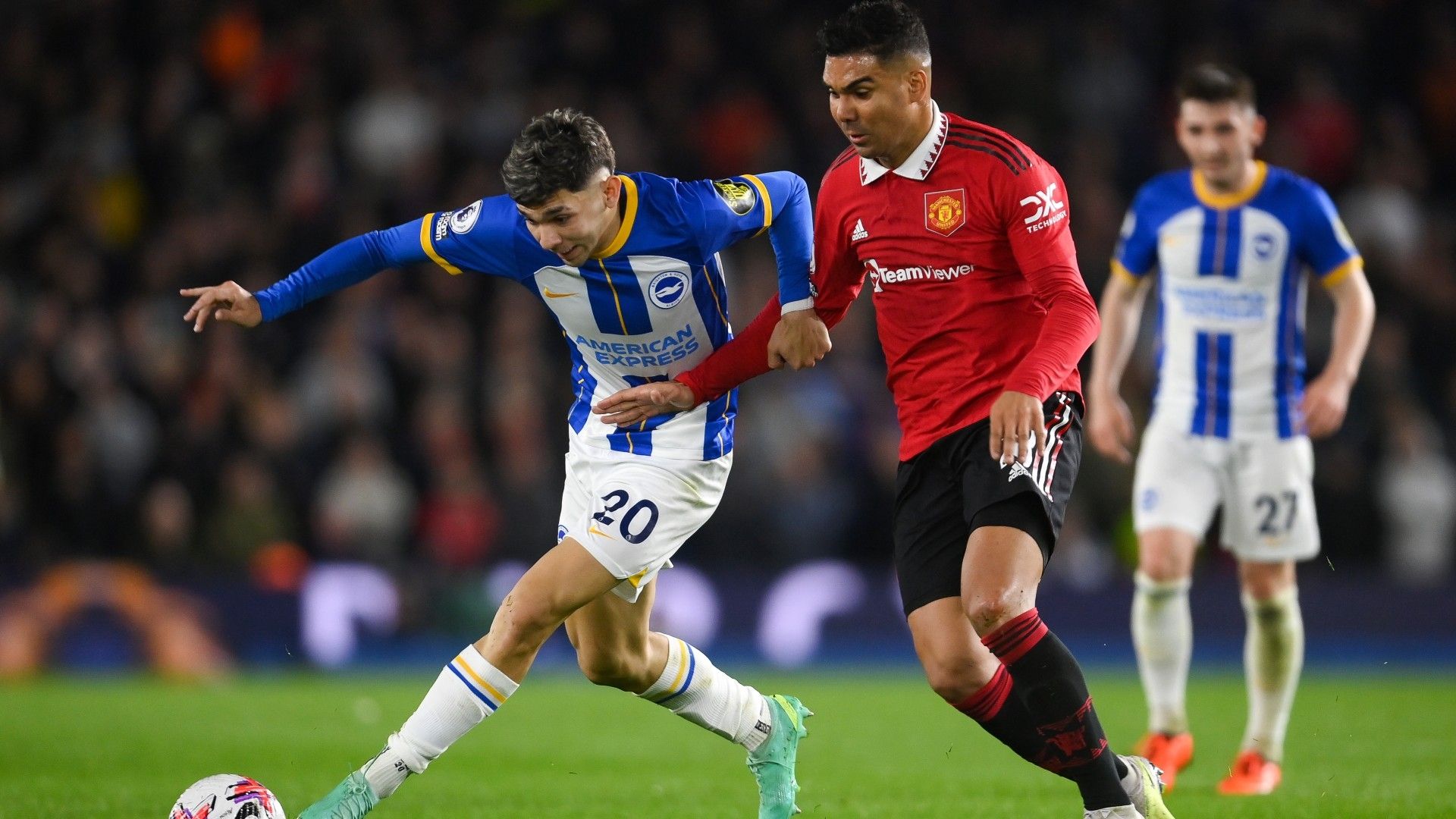 Enciso Casemiro Manchester United Brighton 2022-23