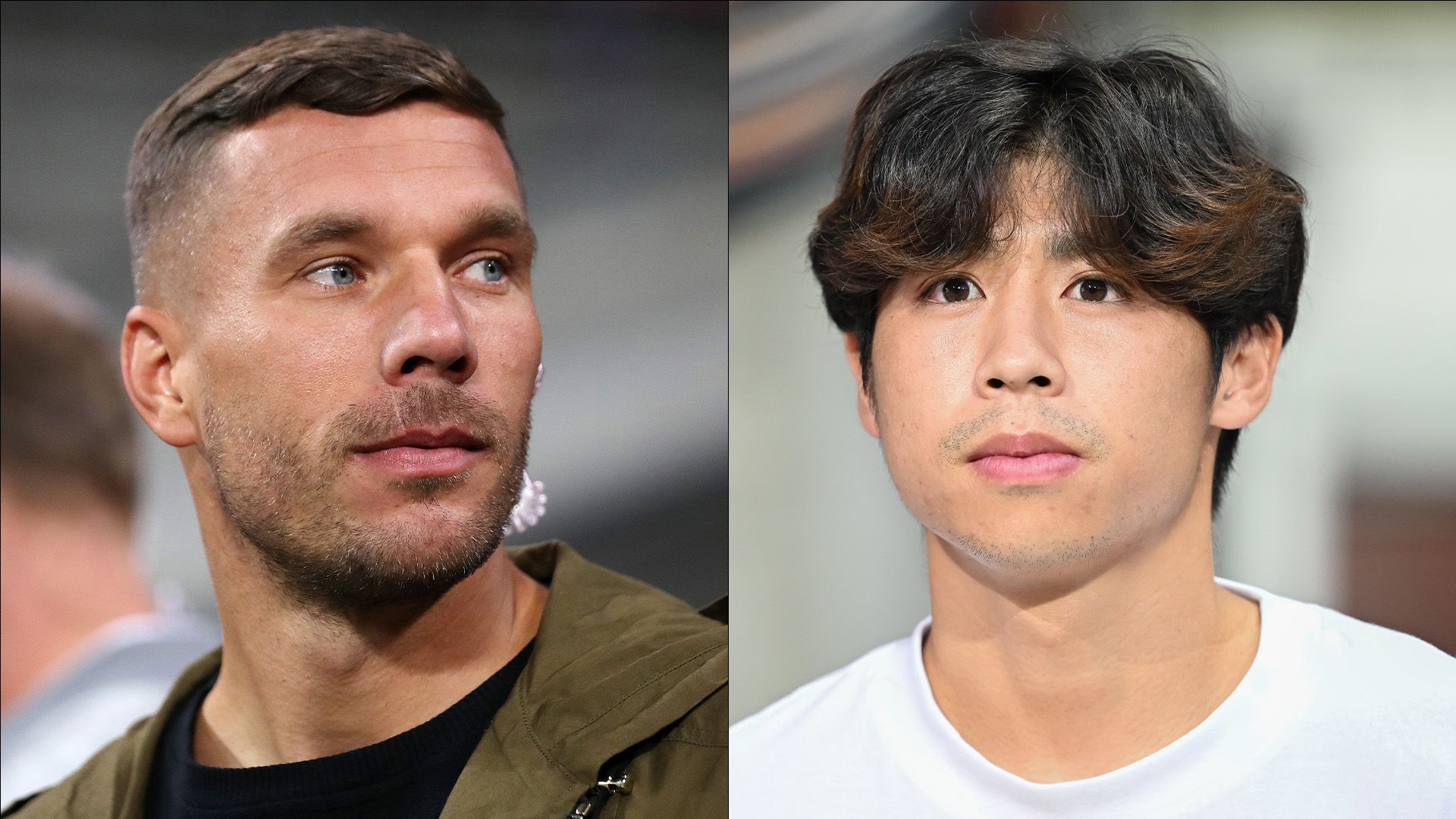 Lukas Podolski & Daisuke Yokota