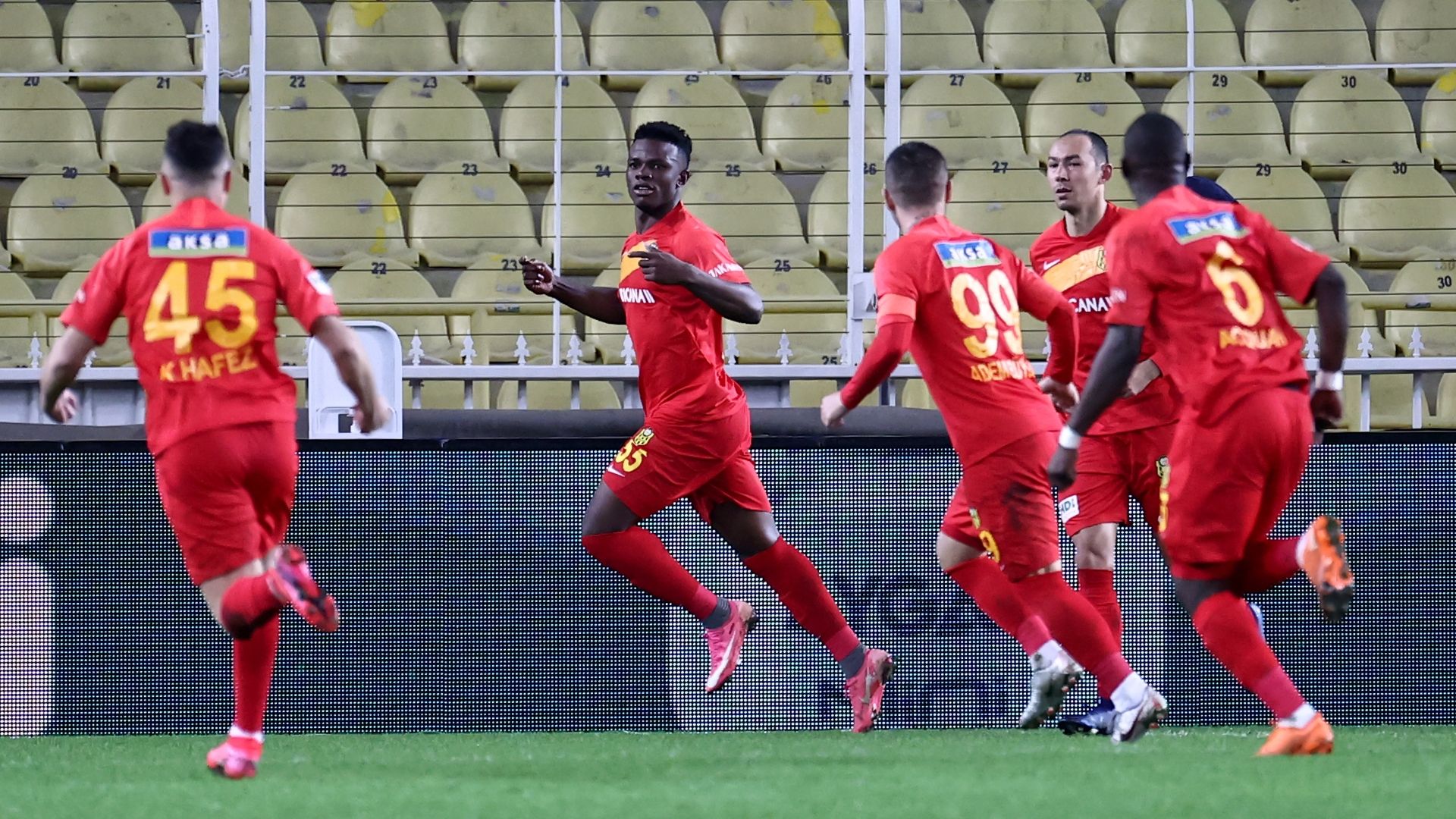 Yeni Malatyaspor goal celebration vs Fenerbahçe
