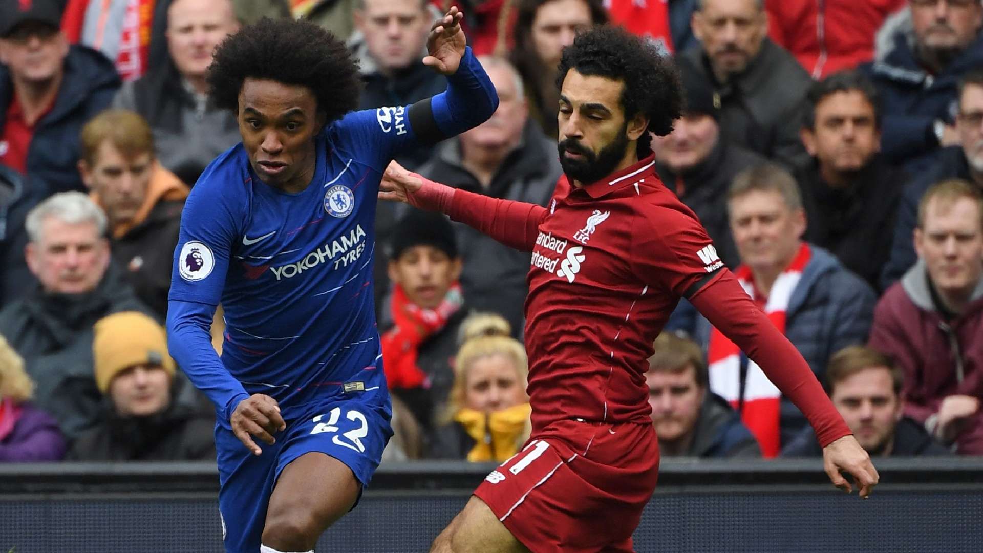 Willian Salah Liverpool Chelsea 14042019