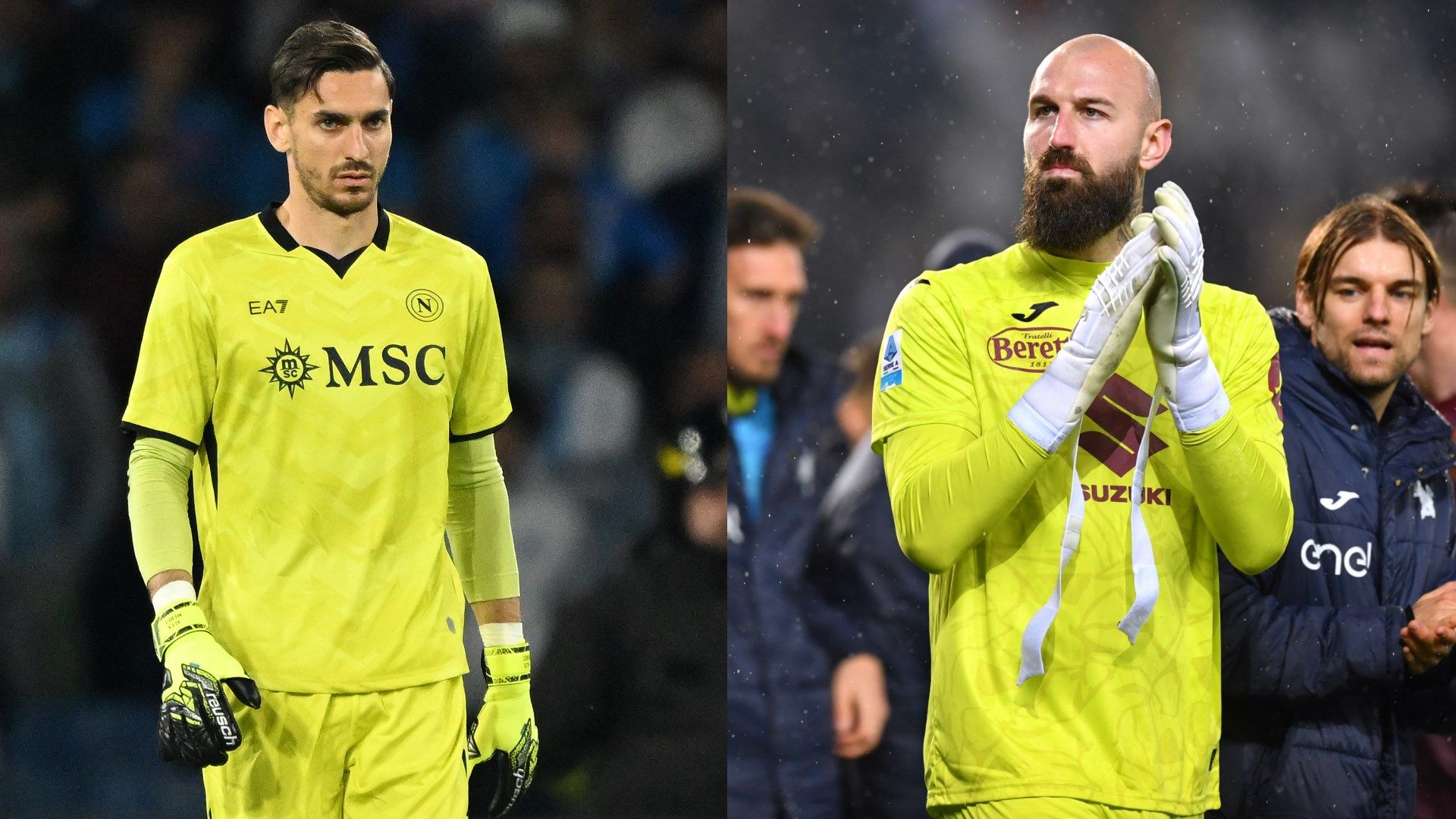 Alex Meret Vanja Milinkovic-Savic