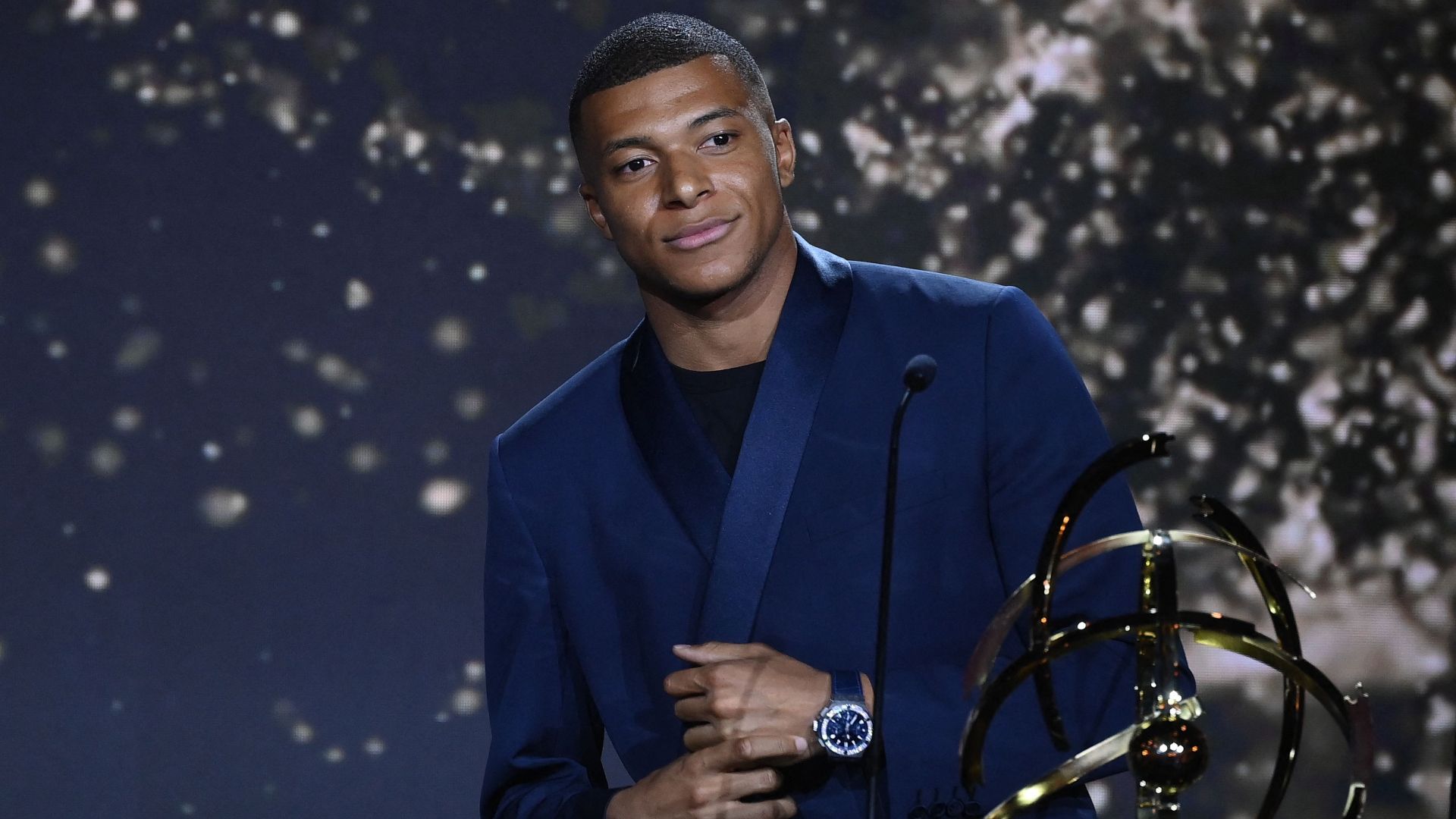 Kylian Mbappe Trophee UNFP