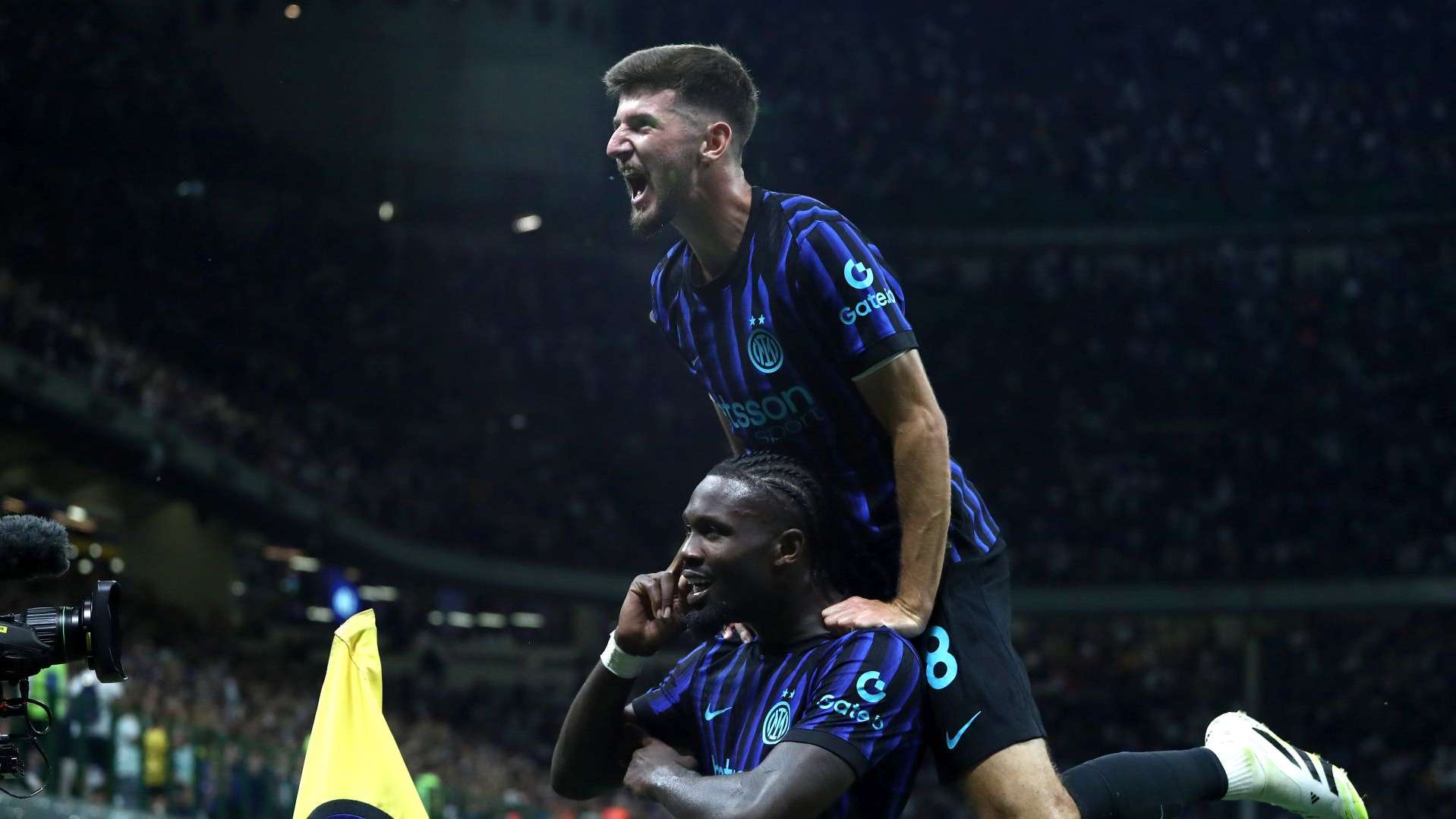 Thuram Sucic Inter 2025 esultano