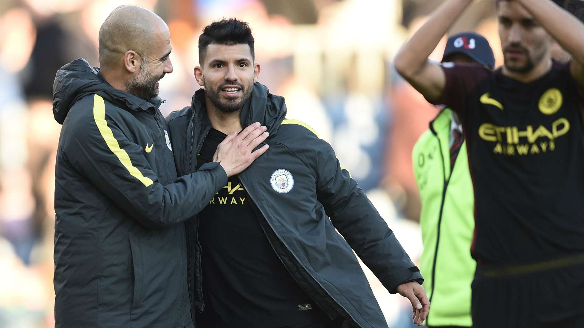 Sergio Aguero Pep Guardiola
