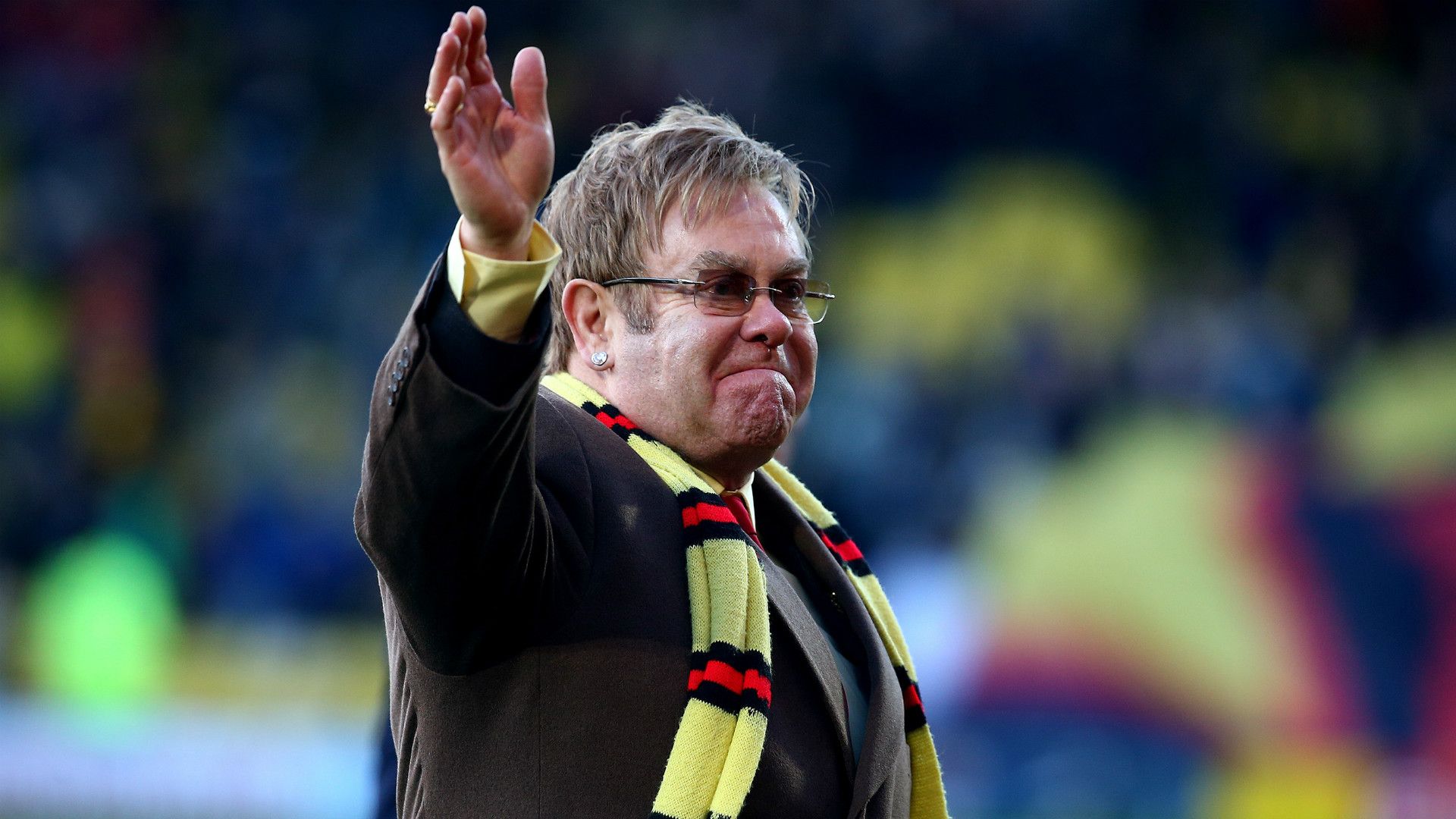 Elton John Watford Wigan Championship 13122014