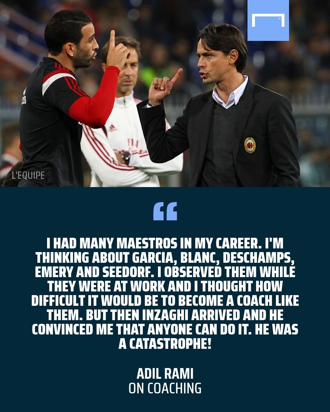 Pippo Inzaghi Adril Rami AC Milan GFX