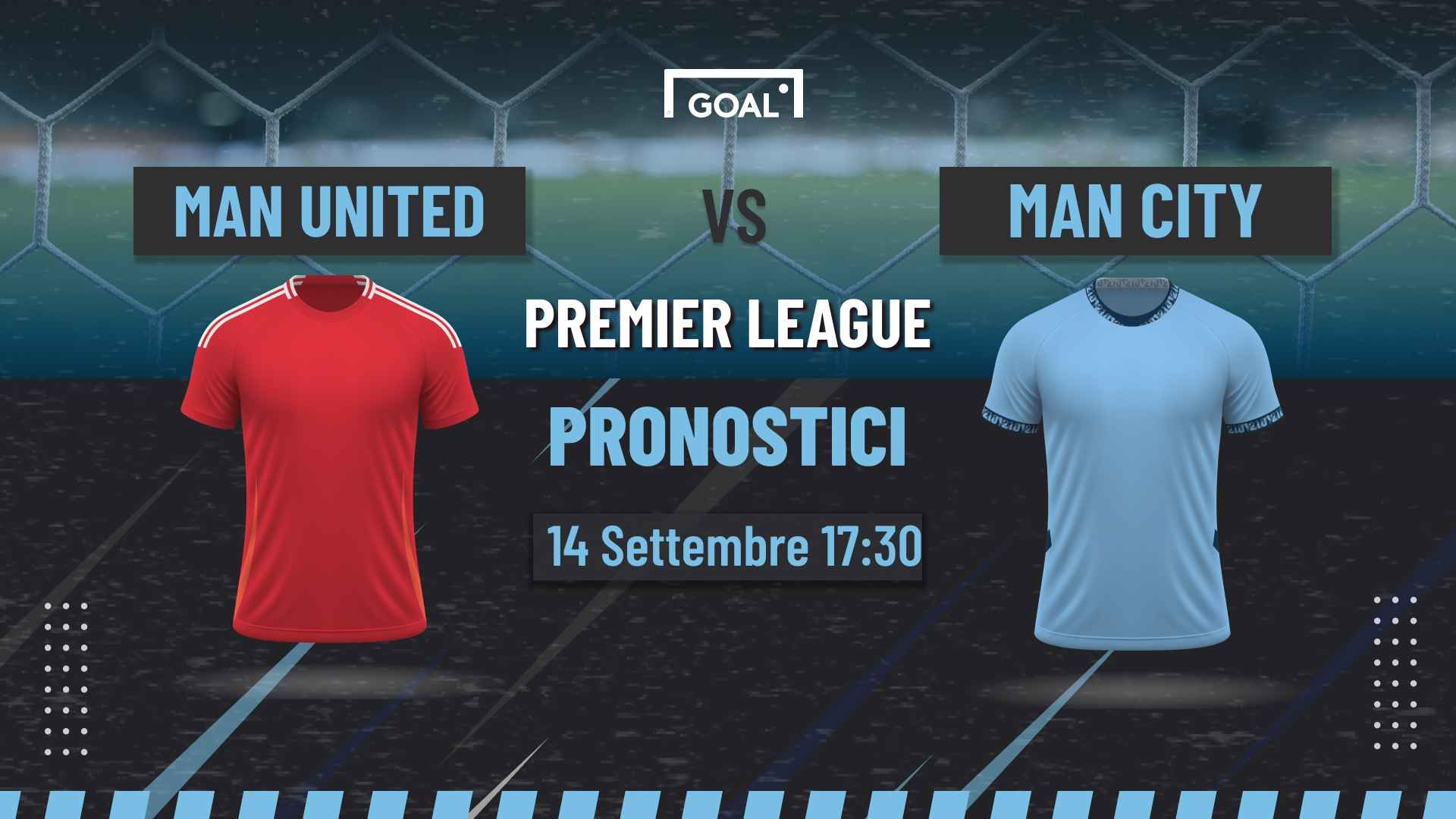 pronostici Man City - Man Utd