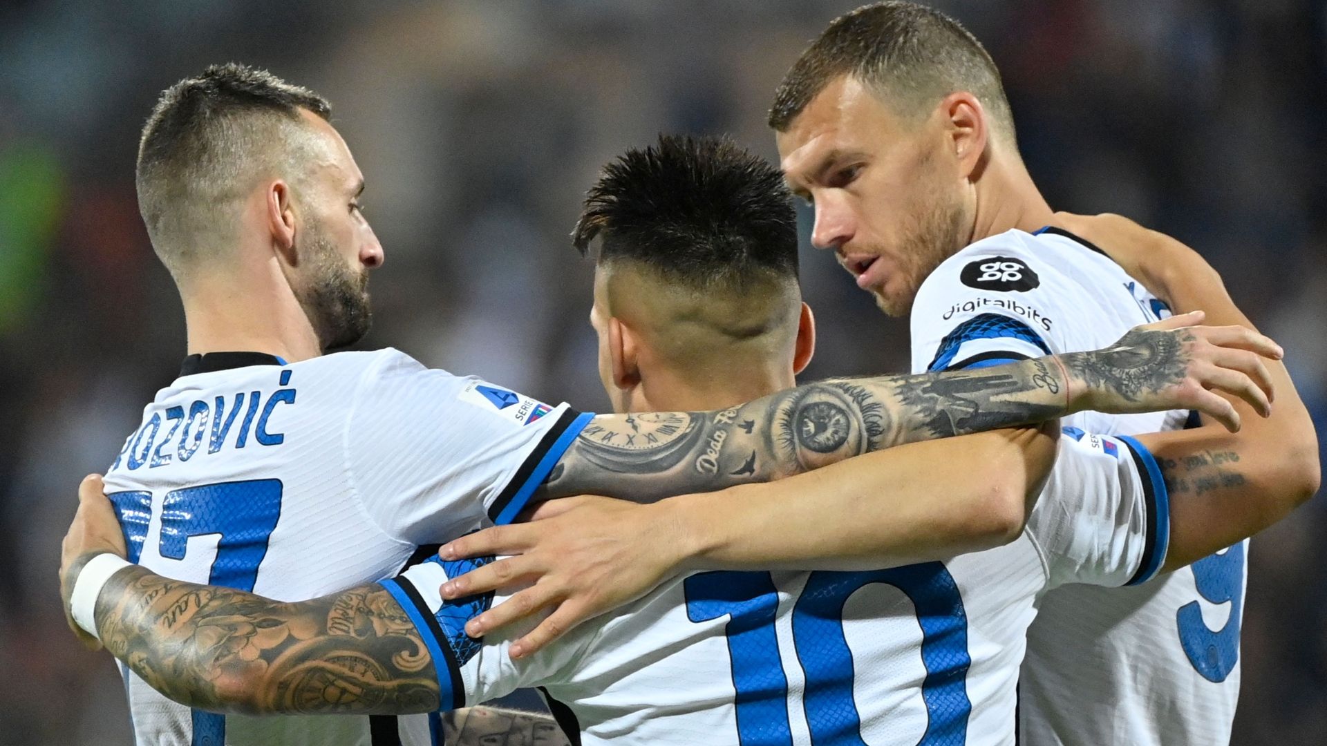 Dzeko Brozovic Lautaro Inter 2021-22