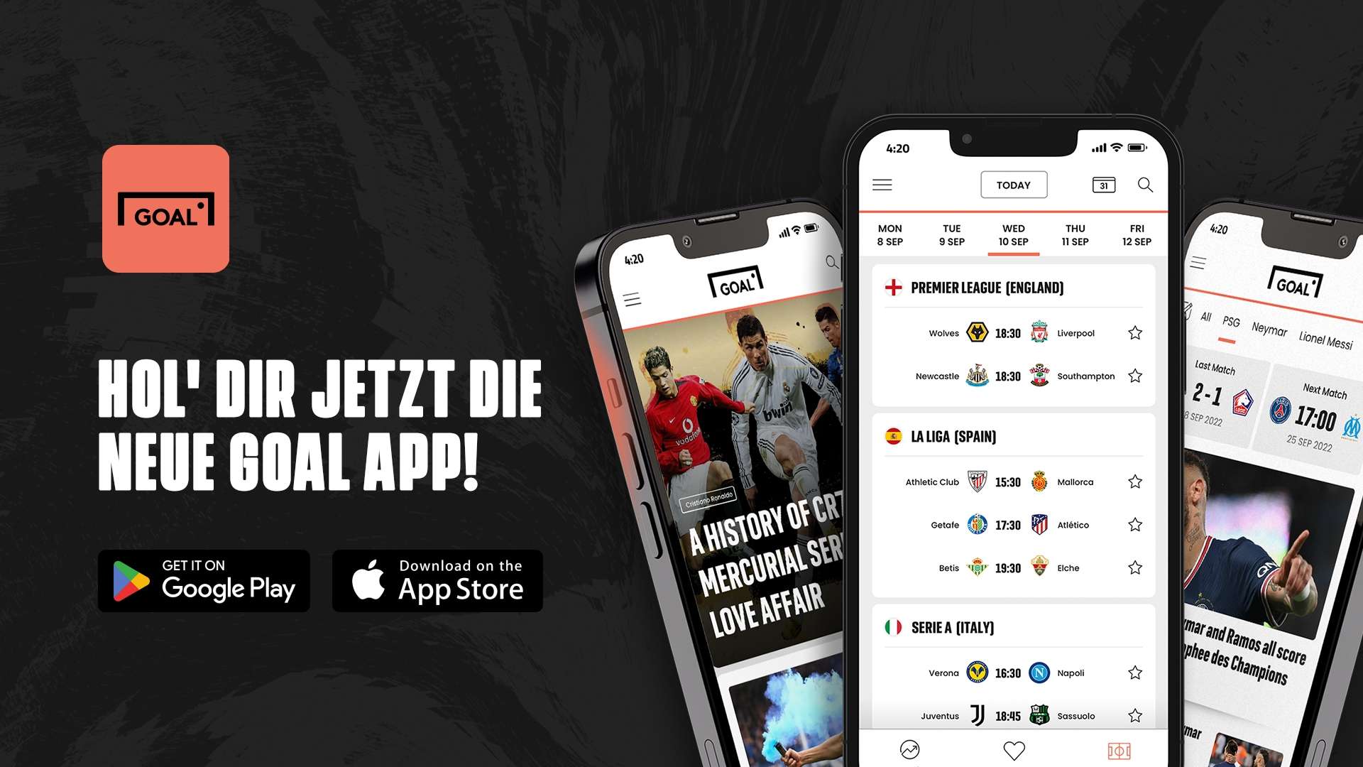 GOAL App German 16:9