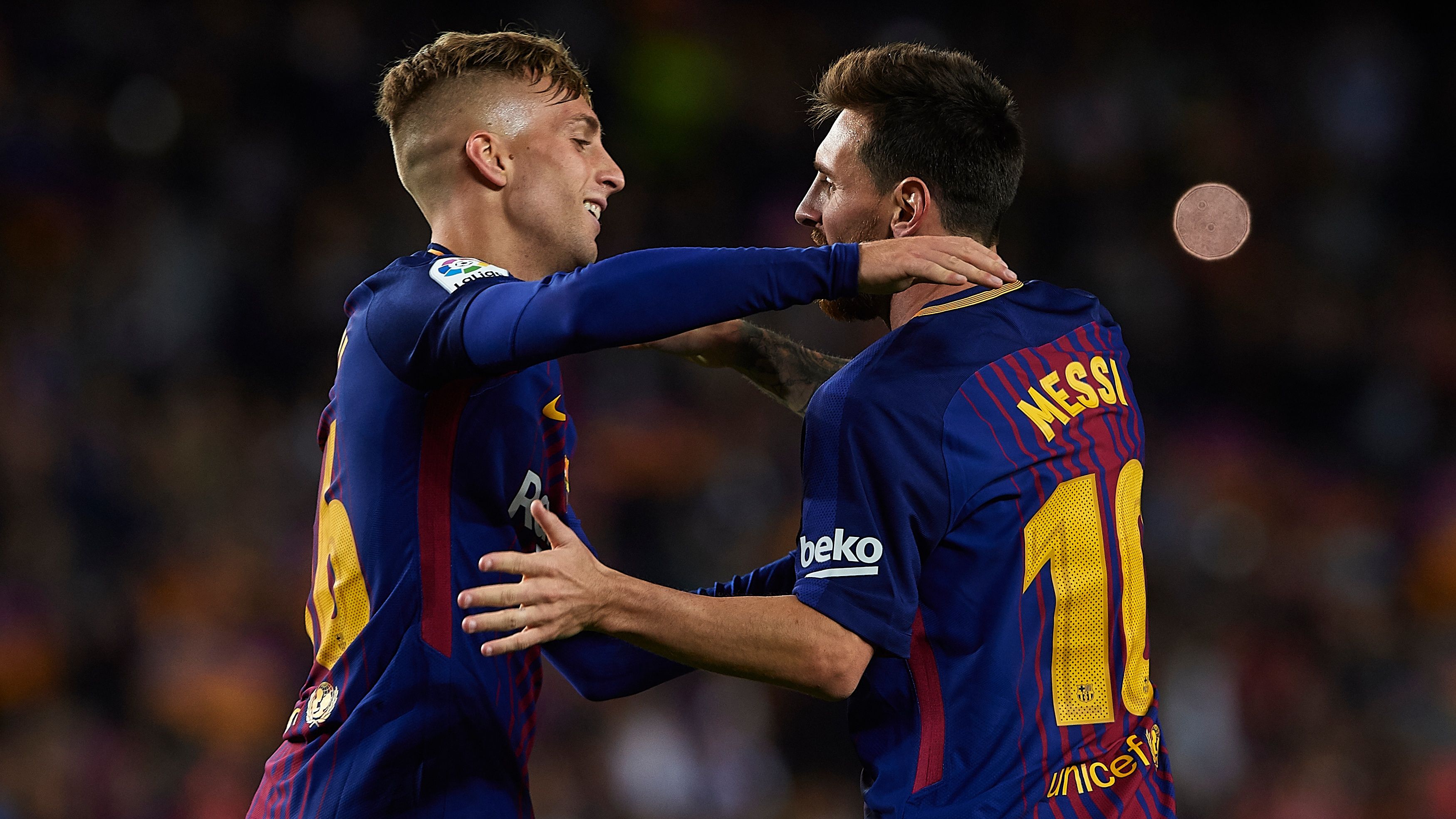 Gerard Deulofeu Lionel Messi