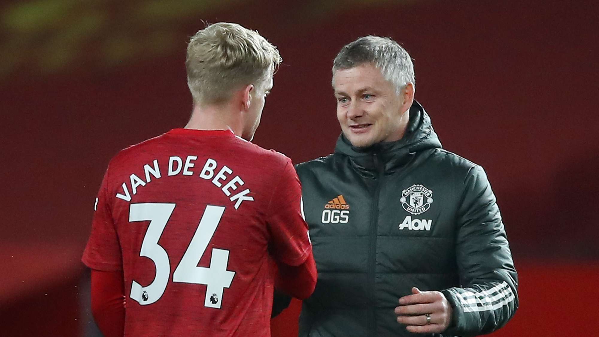 Van De Beek/Solskjaer Manchester United 2020-21