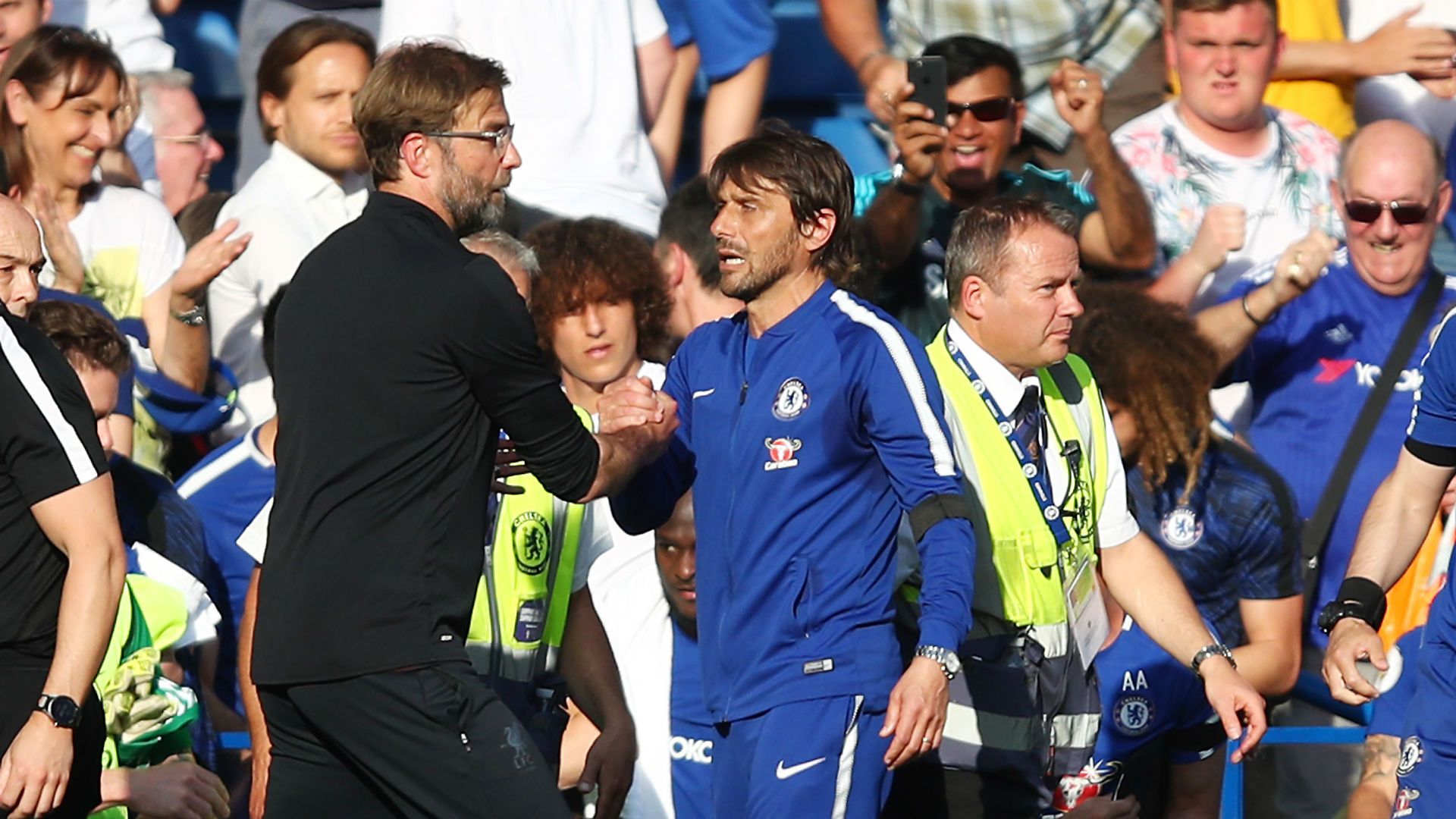 Jurgen Klopp and Antonio Conte