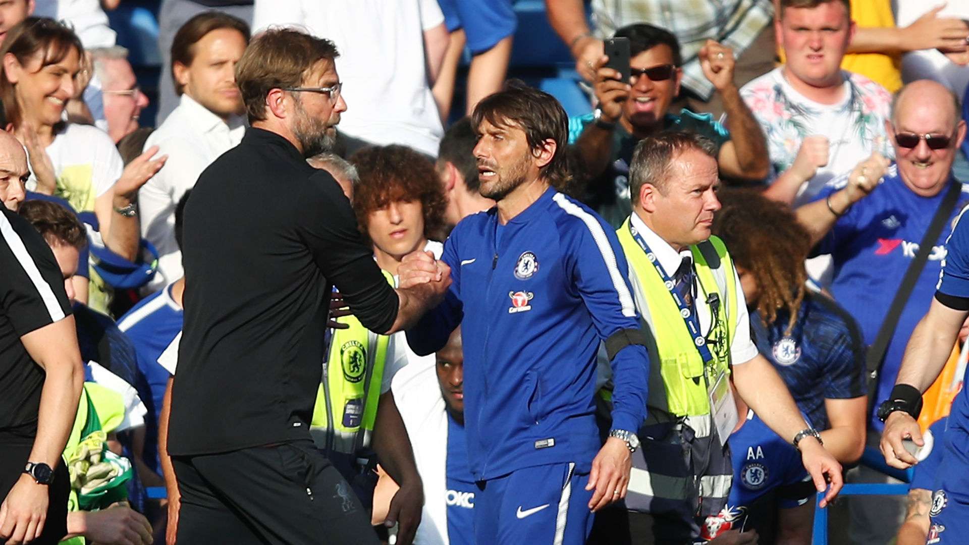 Jurgen Klopp and Antonio Conte