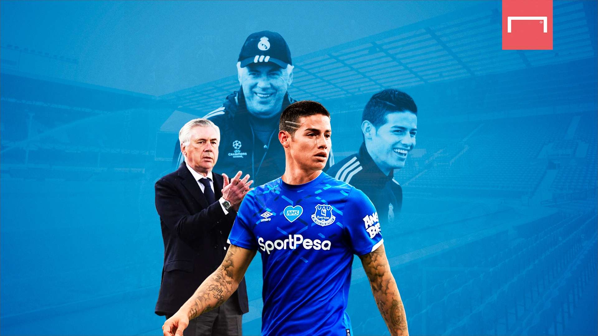 James Rodríguez Carlo Ancelotti Everton