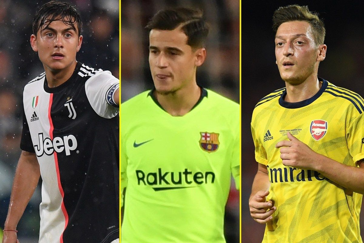 Dybala Coutinho Oezil