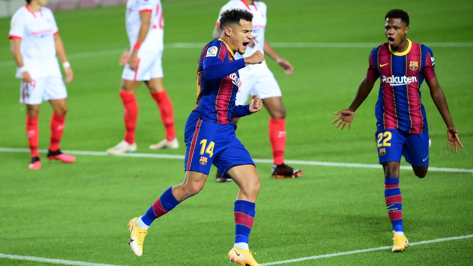 Coutinho Barcelona Sevilla 2020