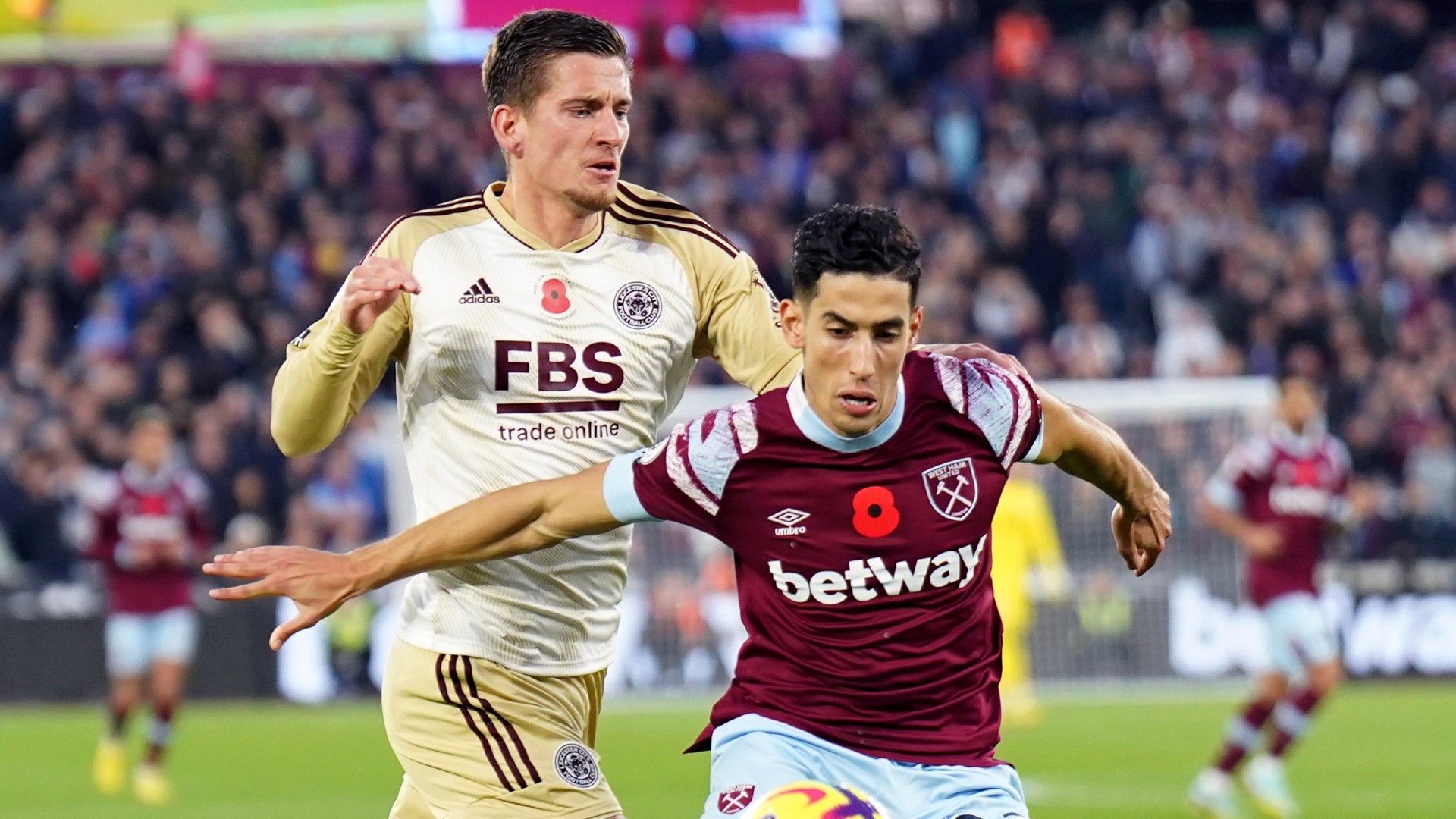 Nayef Aguerd of West Ham United