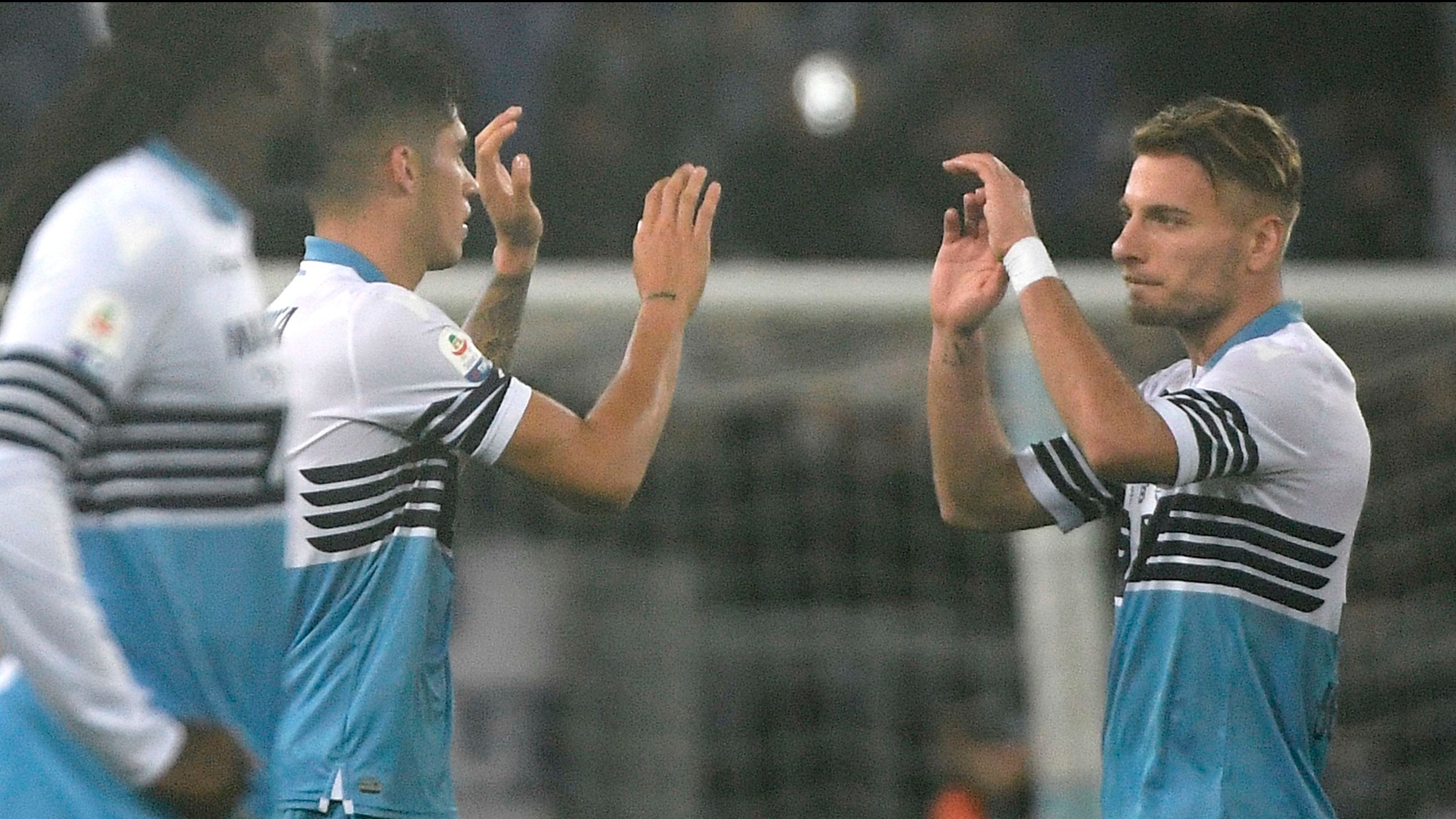 Joaquin Correa Ciro Immobile Lazio Milan Serie A
