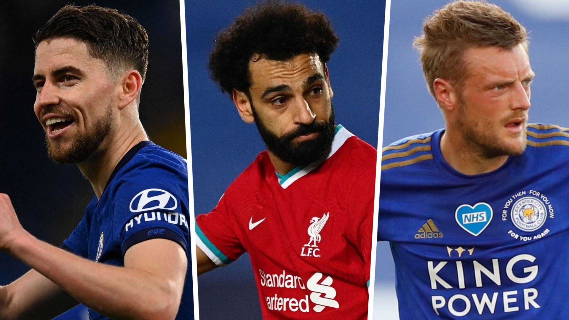 Jorginho-Salah-Vardy