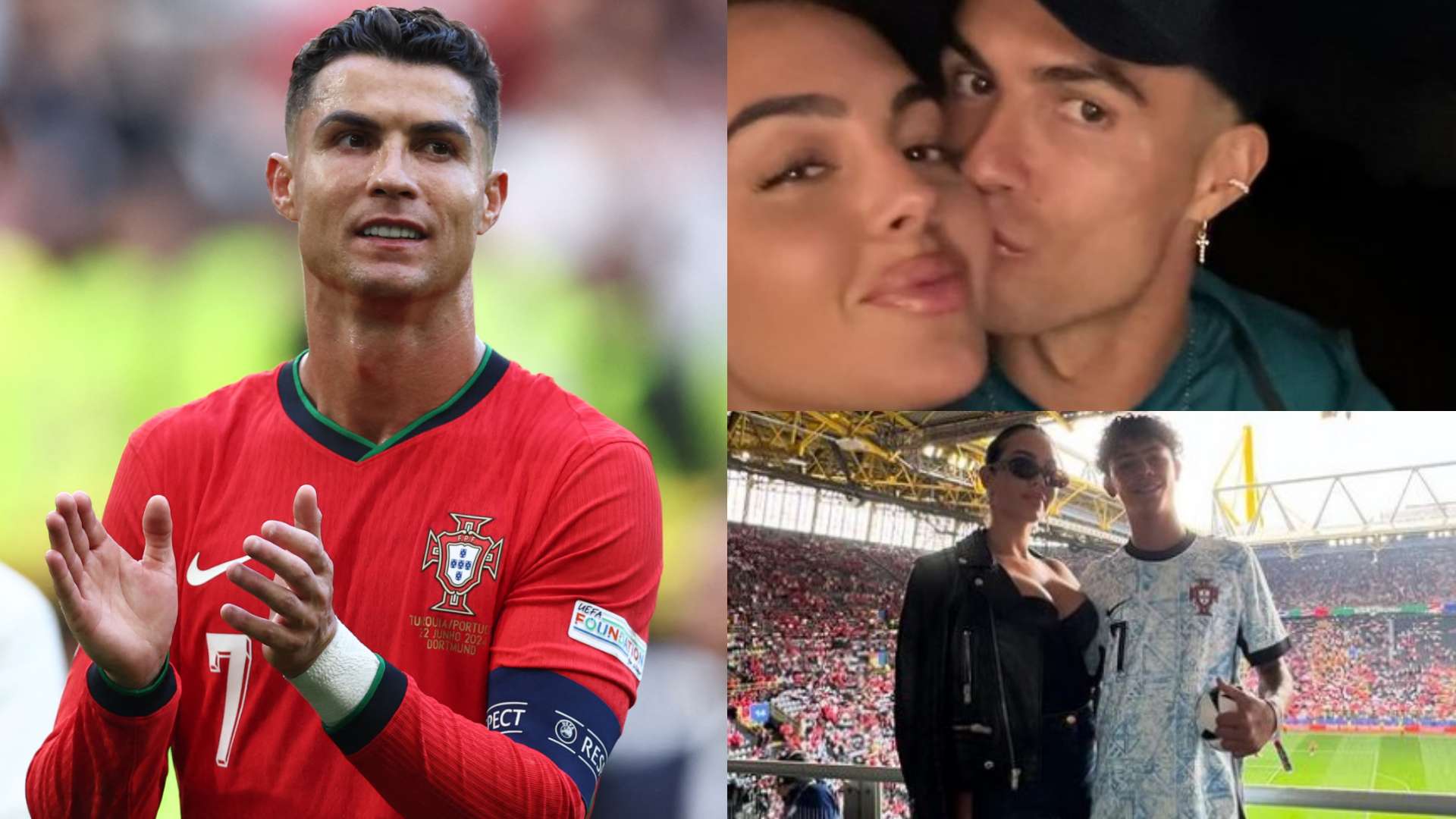 Cristiano Ronaldo Georgina selfie Euro 2024