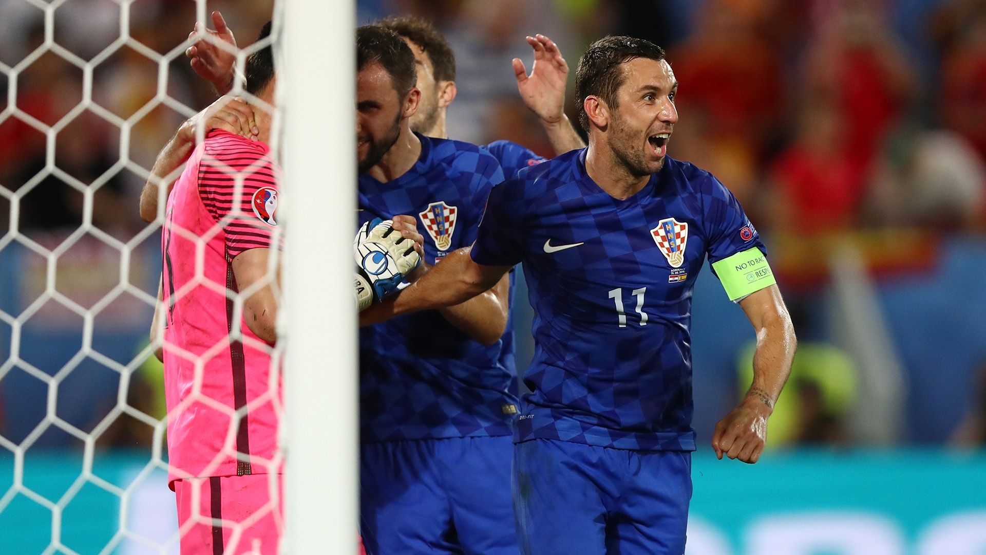 Darijo Srna Danijel Subasic Croatia Spain