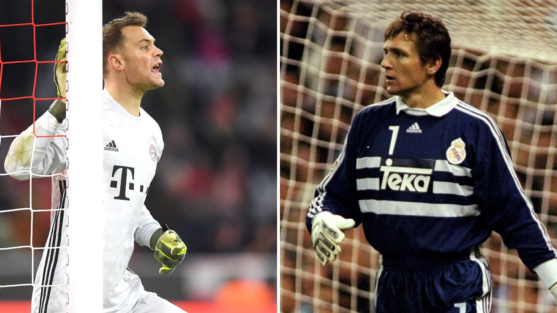 Manuel Neuer y Bodo Illgner
