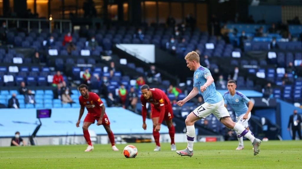 Kevin de Bruyne Manchester City Liverpool Premier League 2019/2020