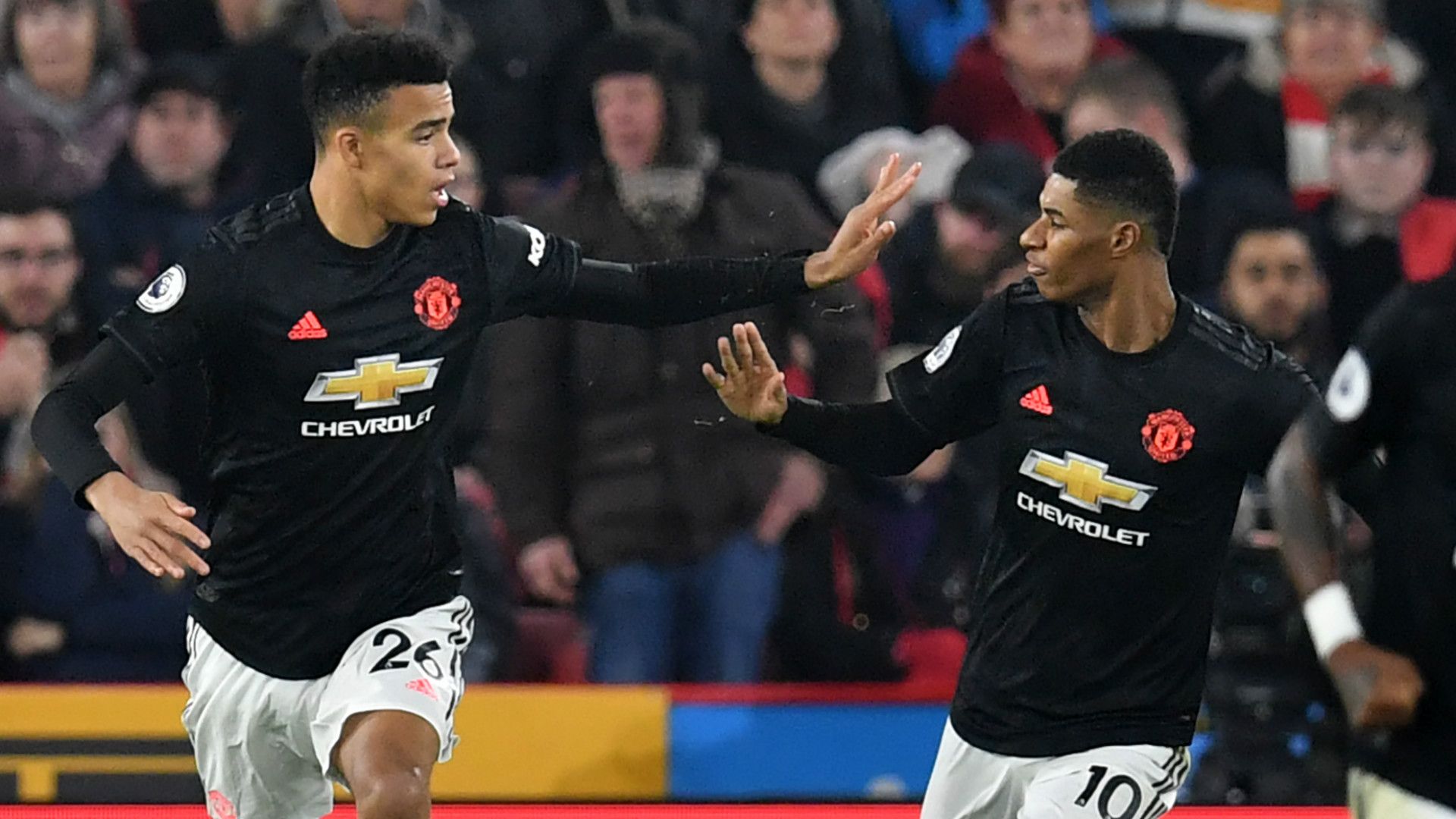 Mason Greenwood Marcus Rashford Manchester United 2019-20