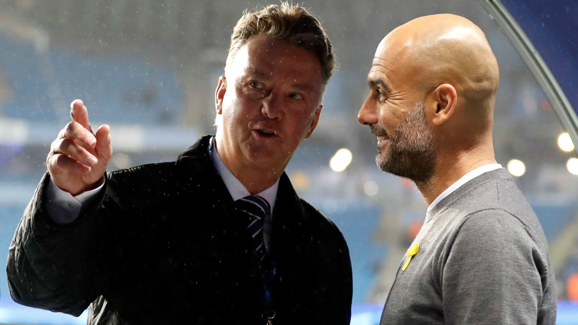 Louis van Gaal Josep Guardiola 11212017