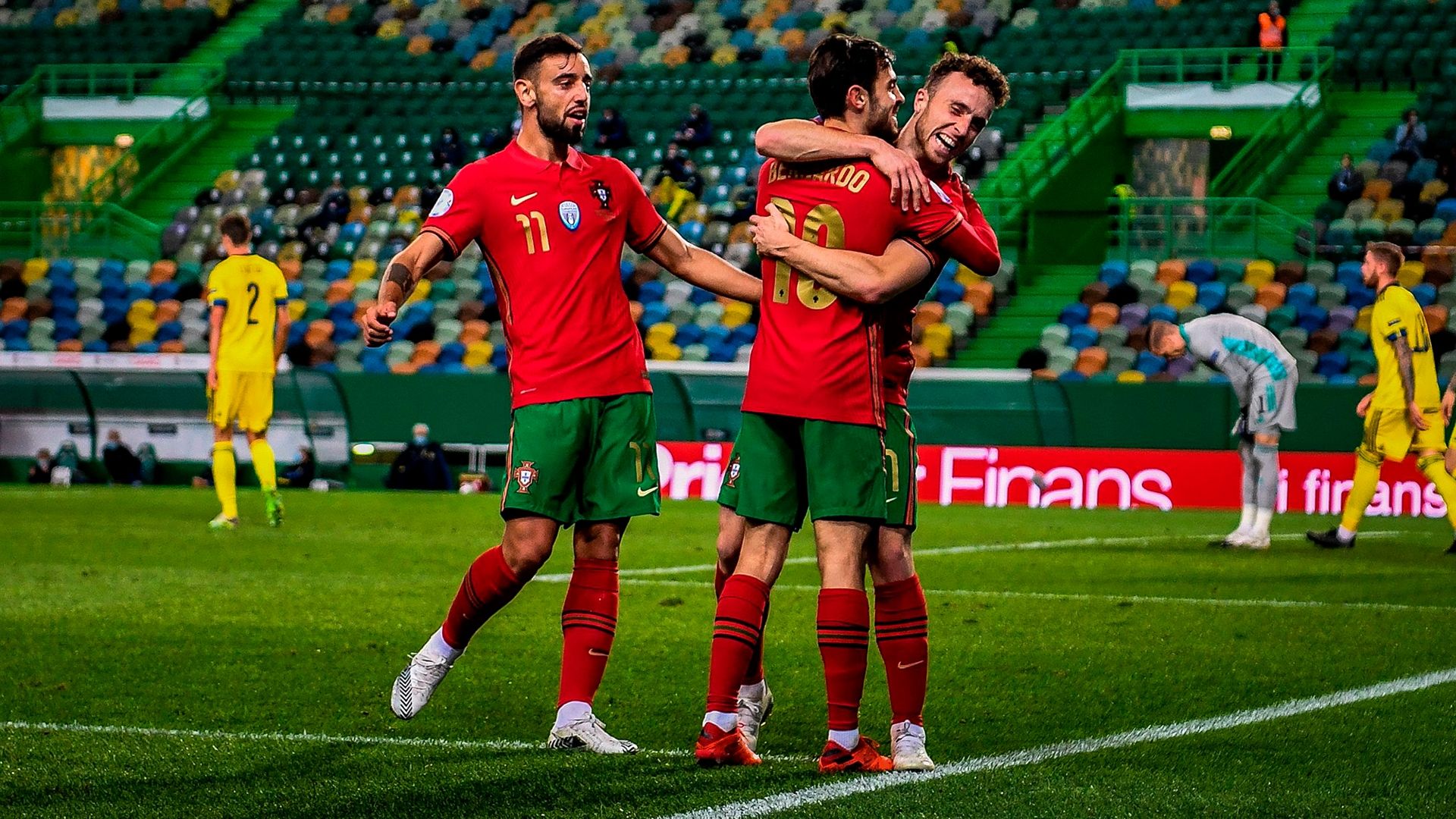Bruno Fernandes Bernardo Silva Diogo Jota Portugal 2020