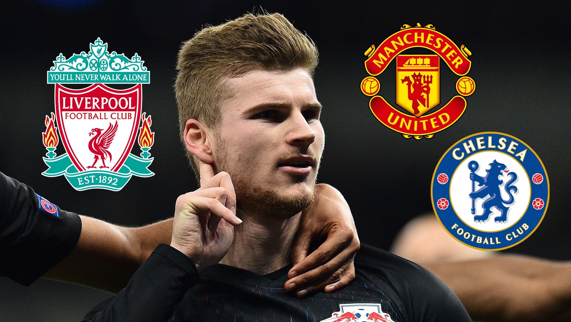 GFX Timo Werner Liverpool Chelsea Man Utd